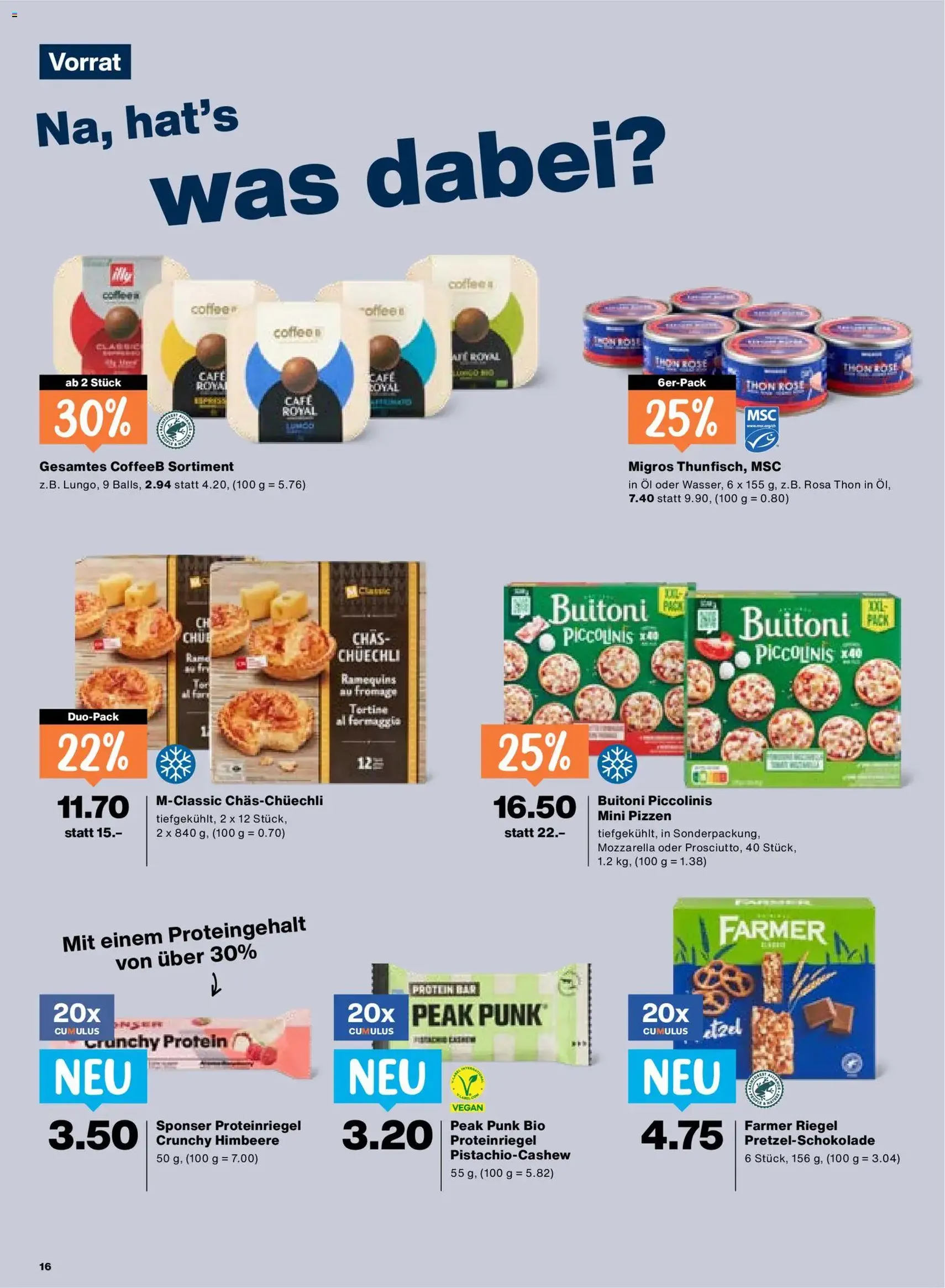 Migros aktionen - Gültiger Prospekt ab 28.05.2026, Seite 16 von insgesamt 24