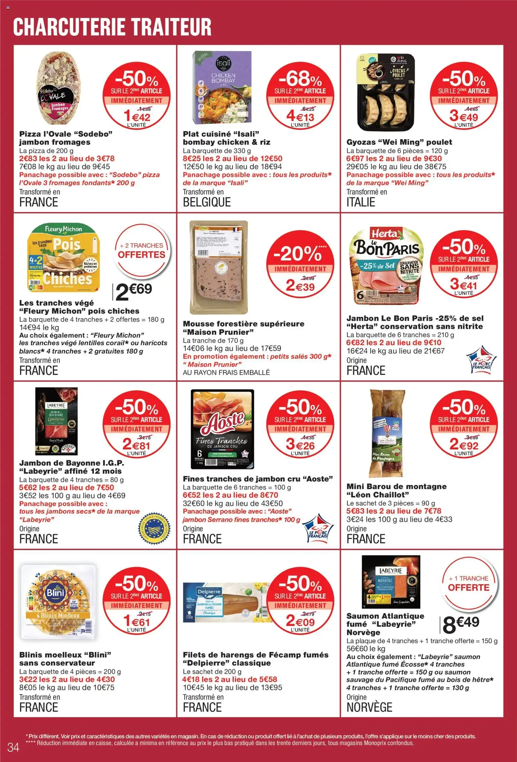Monoprix catalogue - brochure valable à partir du 14/07/2026, page 34 sur 48