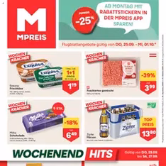 MPREIS Flugblatt - Prospekt Vorschau gültig ab 25.09.2025