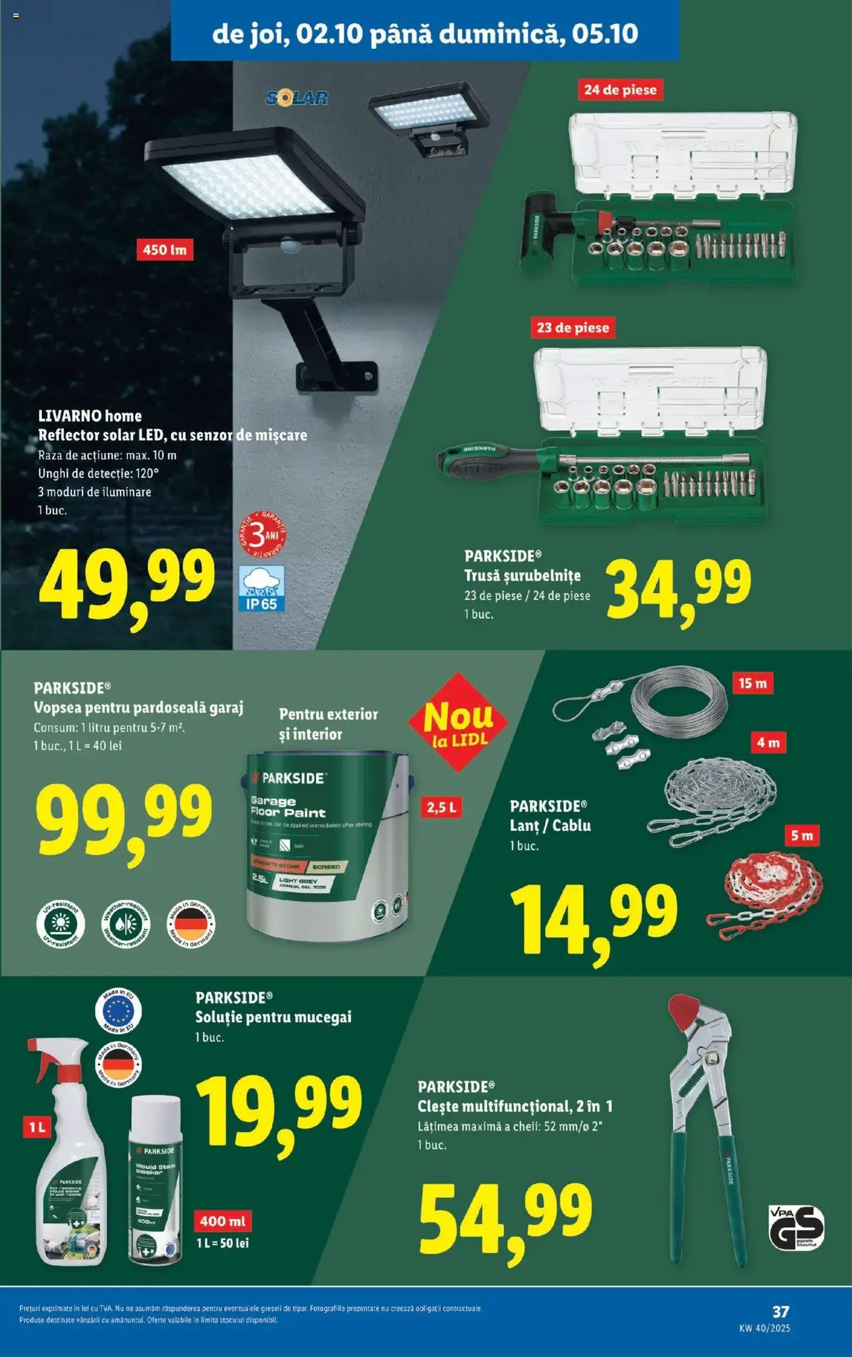 Catalog Lidl - cataloage valabile începând cu 29.09.2025 pagina 37 din 40
