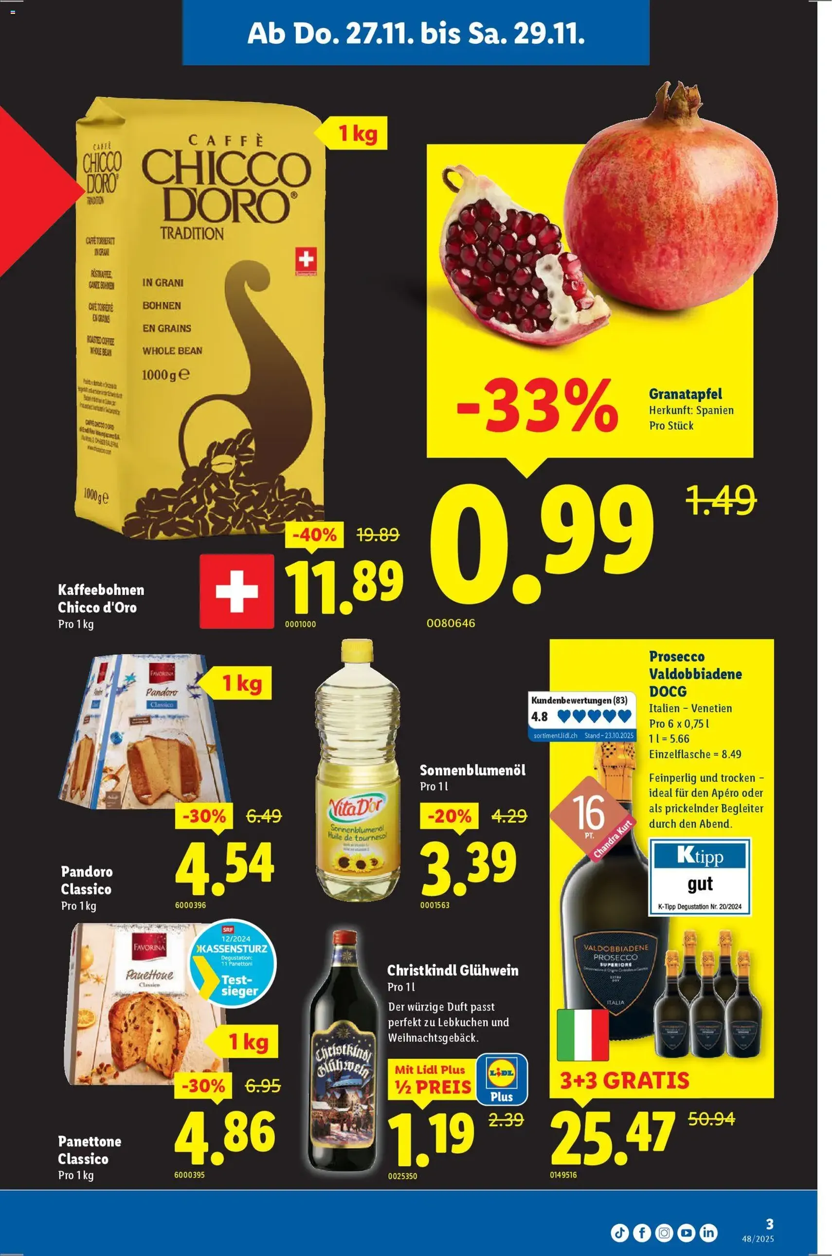 Lidl Aktionen - Gültiger Prospekt ab 27.11.2025, Seite 3 von insgesamt 32