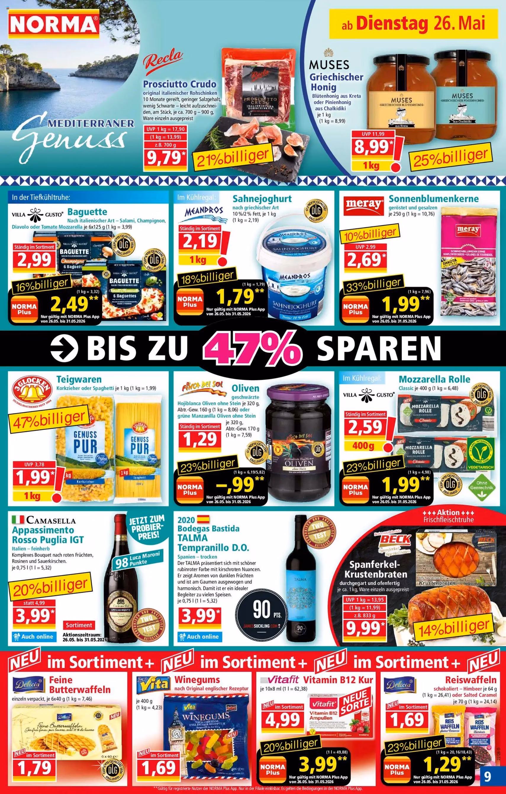 Norma Prospekt - Gültiger Prospekt ab 26.05.2026, Seite 9 von insgesamt 19