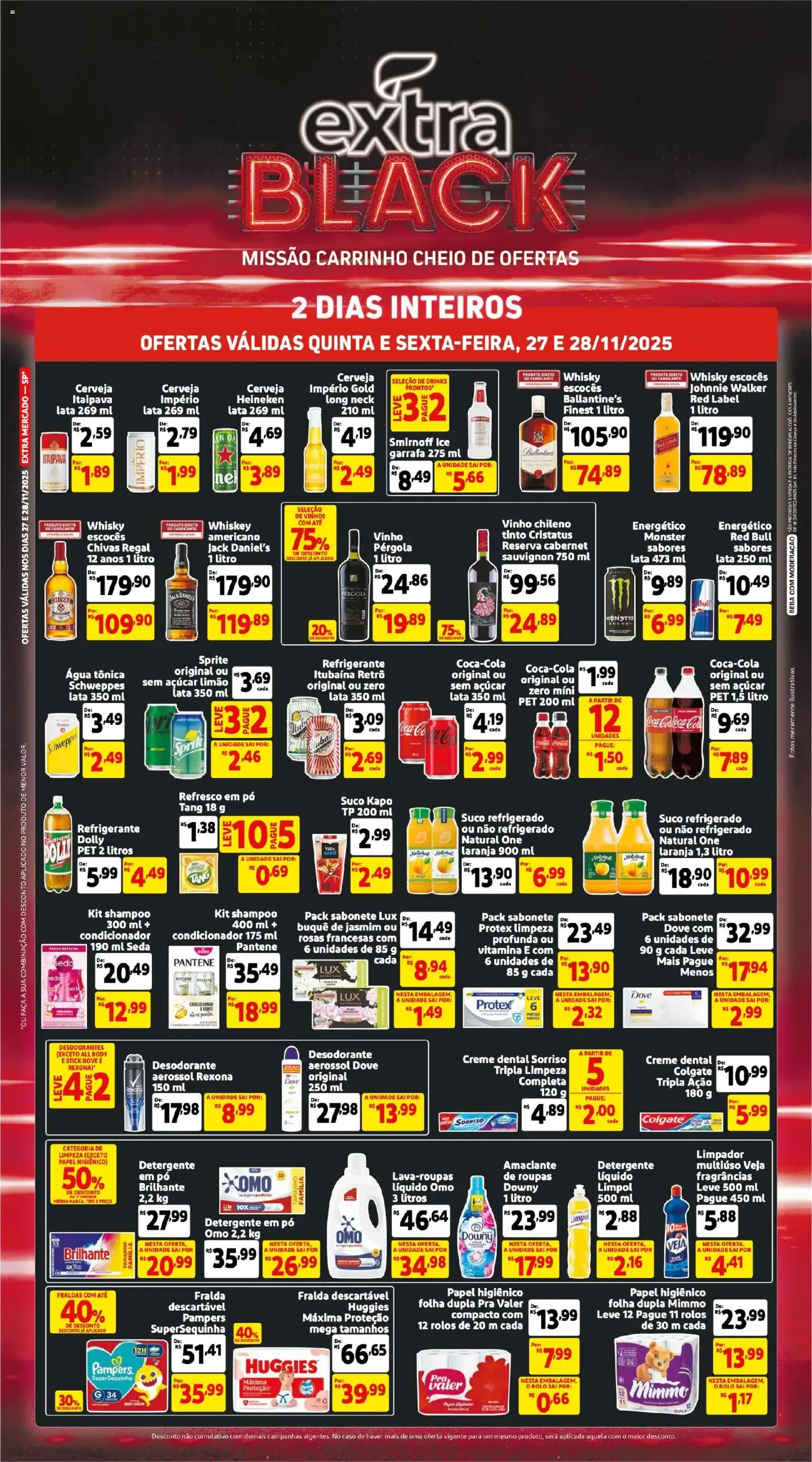 Extra Black Friday - folheto válido a partir de 27/11/2025 página 1 de 3