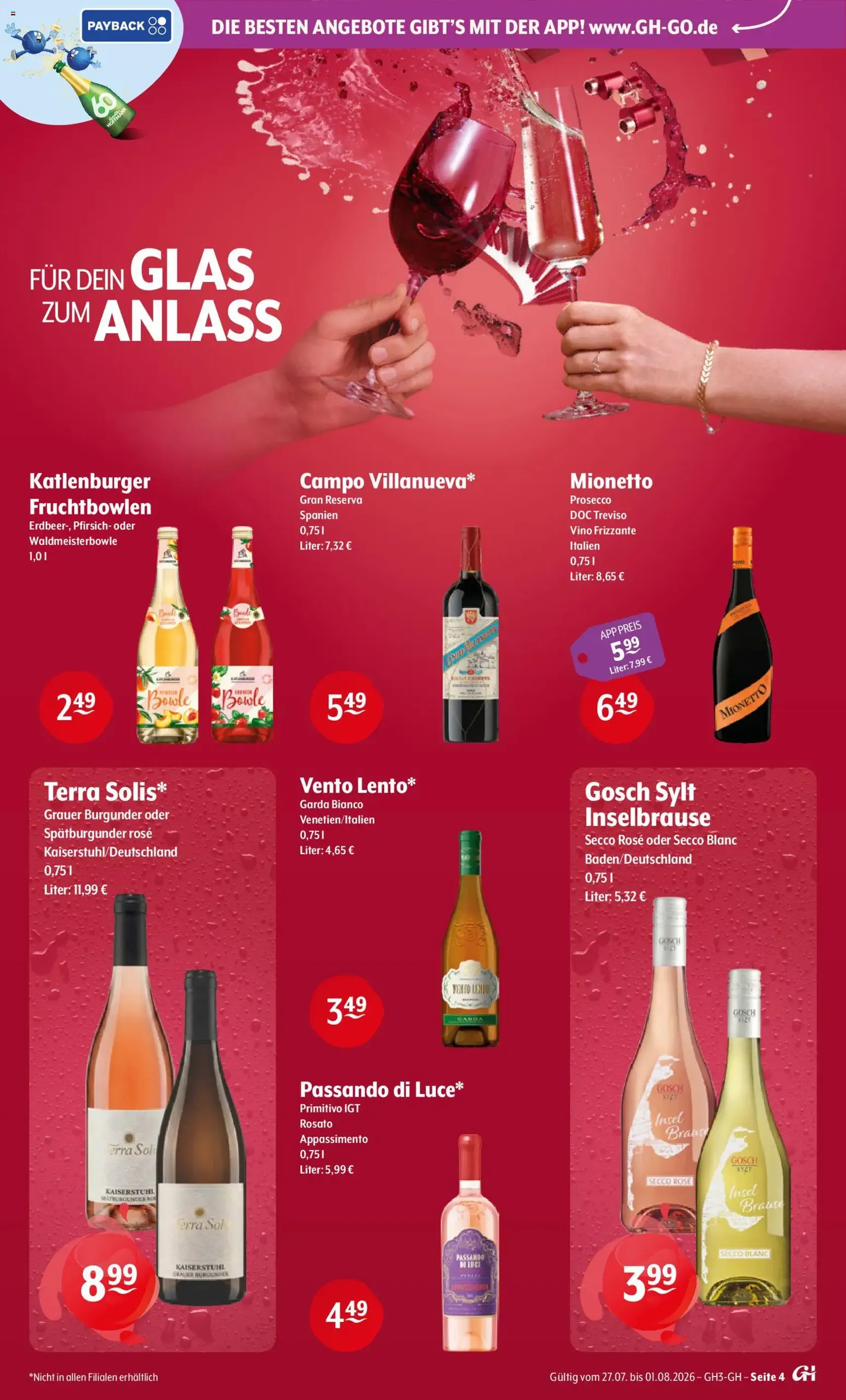 Trink und Spare Prospekt - Gültiger Prospekt ab 27.07.2026, Seite 4 von insgesamt 9
