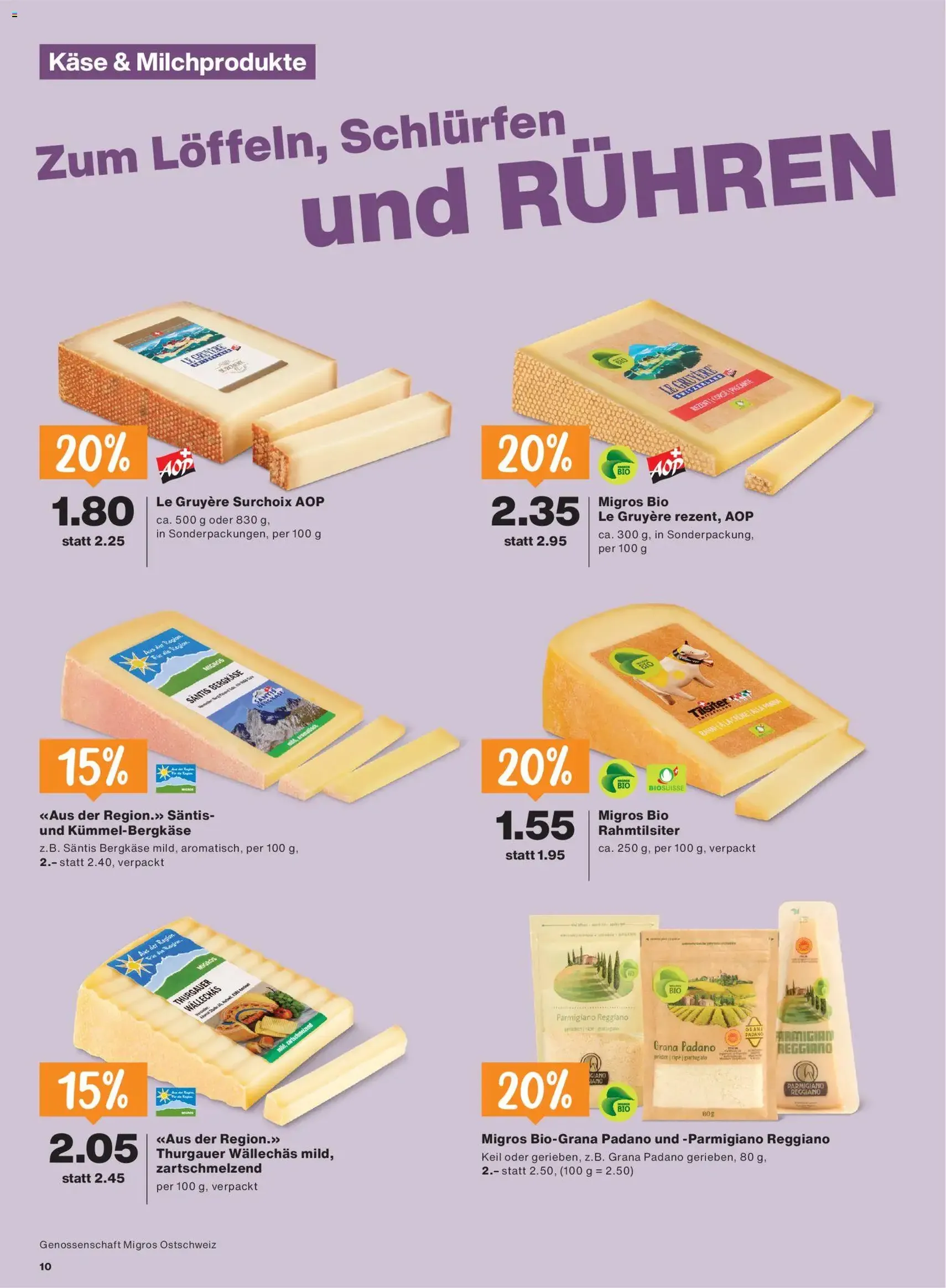 Migros aktionen - Gültiger Prospekt ab 01.10.2026, Seite 10 von insgesamt 24