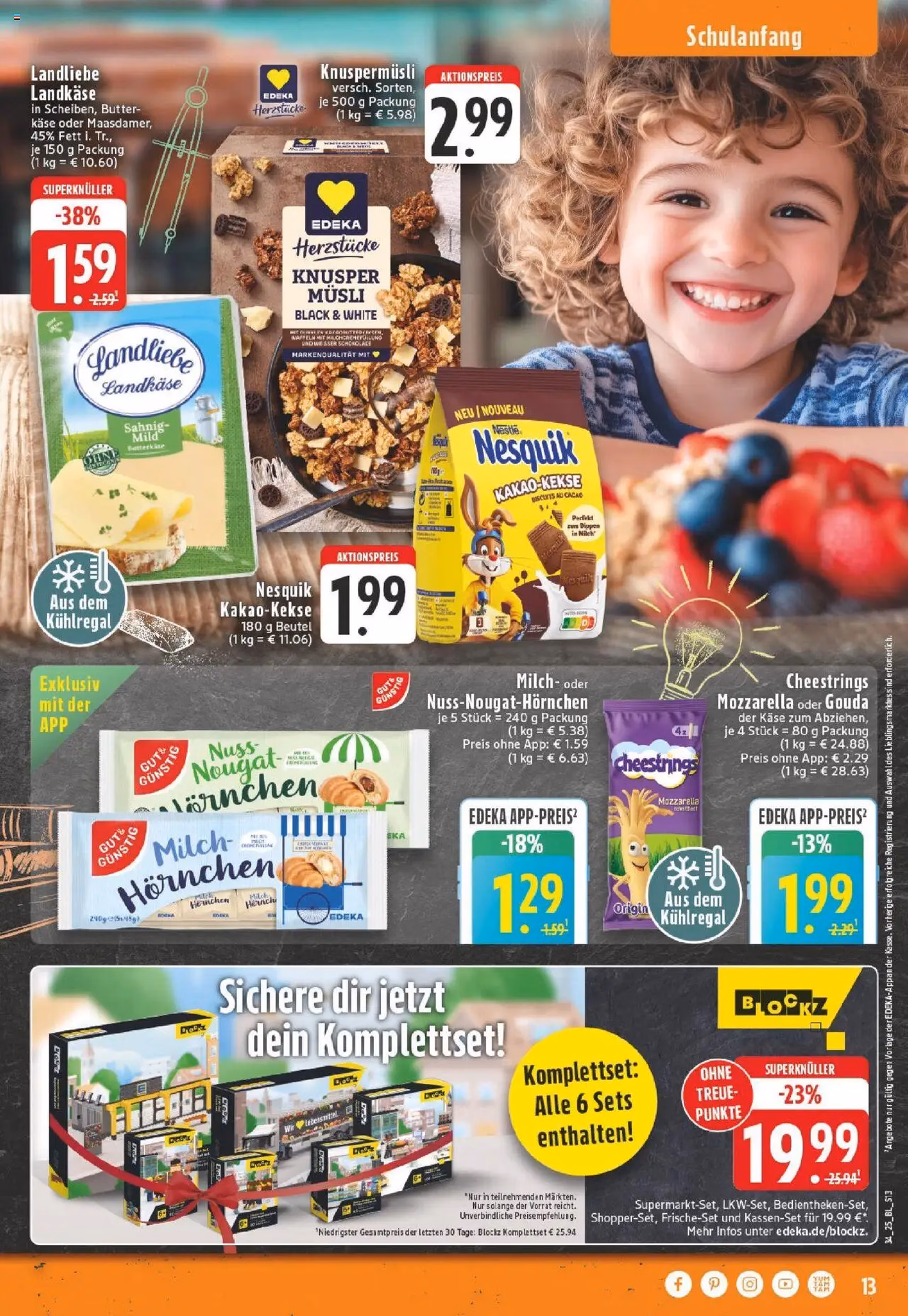 Edeka Prospekt - Gültiger Prospekt ab 18.08.2025, Seite 13 von insgesamt 24 Edeka Prospekt - Gültiger Prospekt ab 18.08.2025, Seite 13 von insgesamt 24