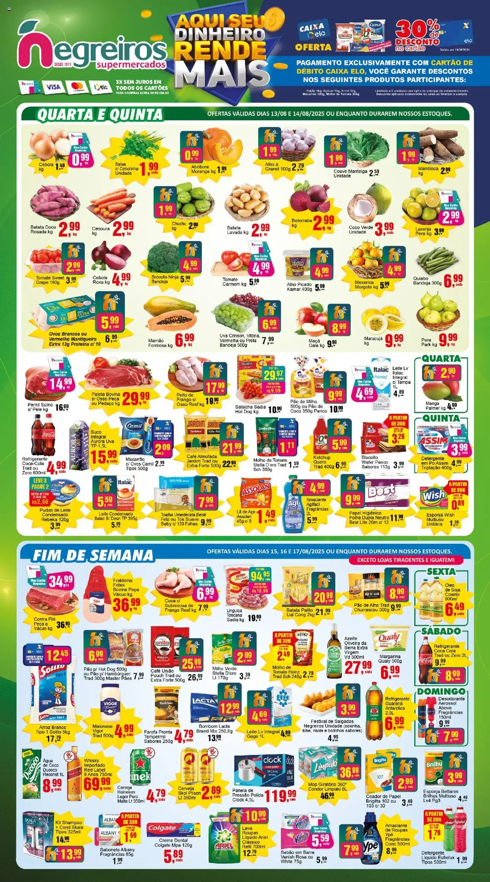 Negreiros - Ofertas da semana - folheto válido a partir de 13/08/2025 página 1 de 2