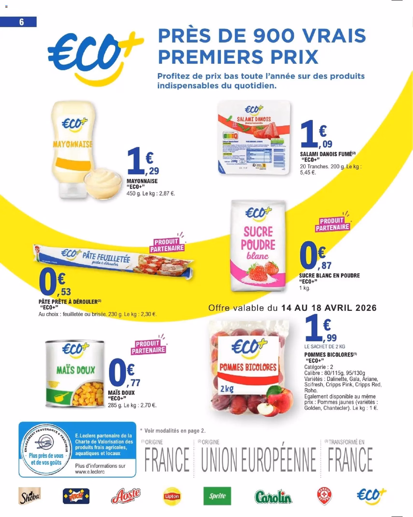E.Leclerc catalogue de la semaine 16 - brochure valable à partir du 14/04/2026, page 6 sur 56