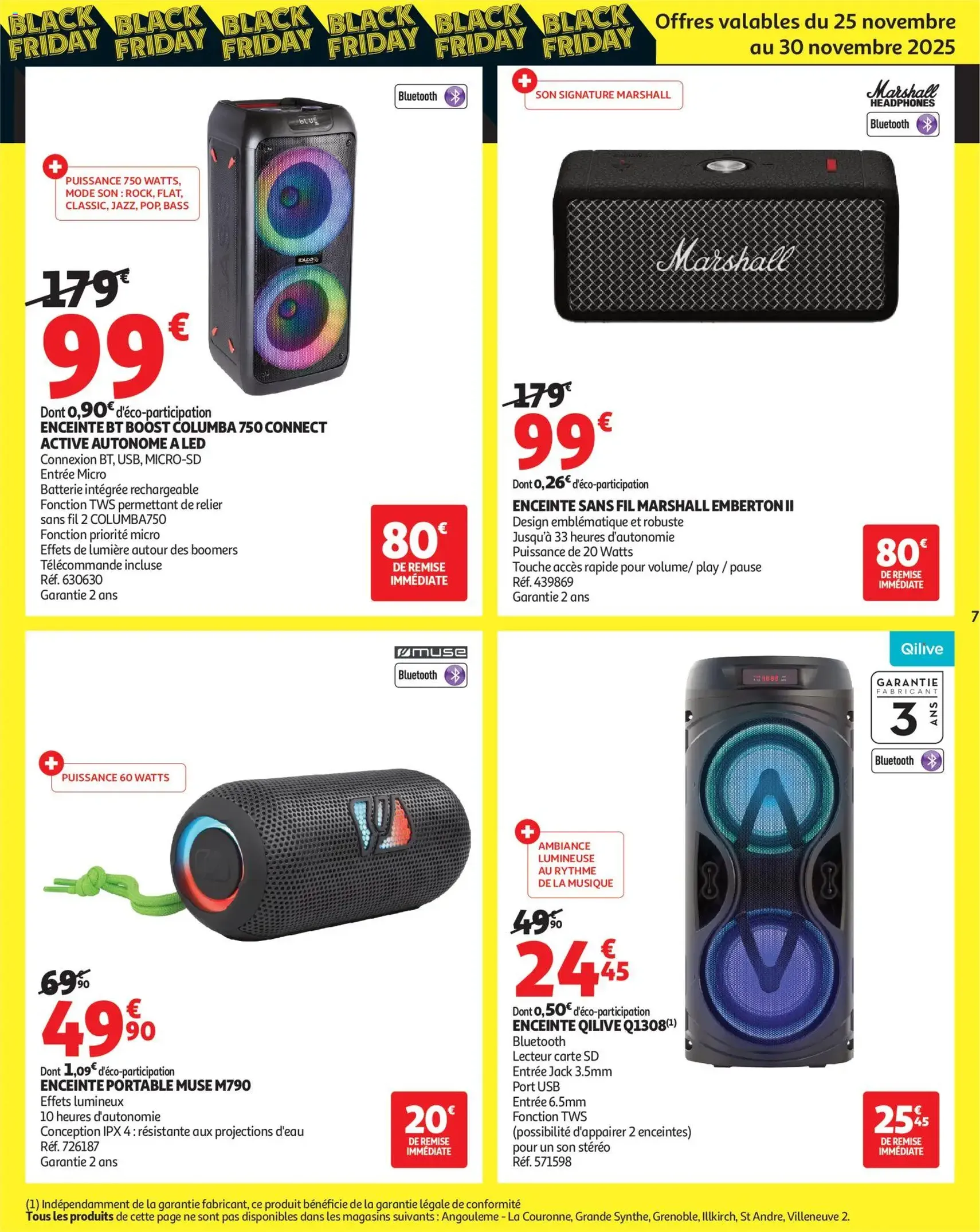 Auchan Black Friday - brochure valable à partir du 25/11/2025, page 7 sur 28