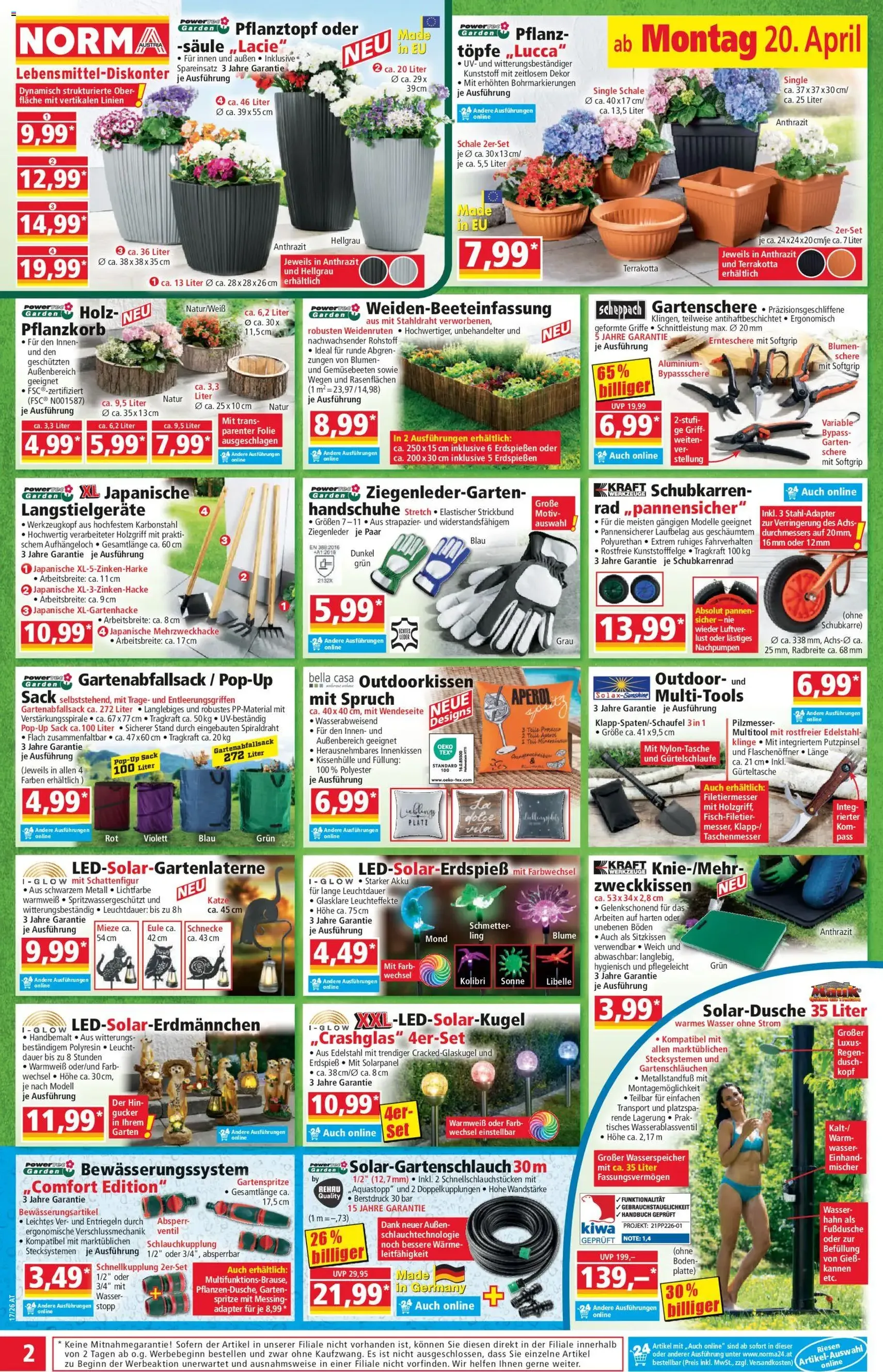 Norma Flugblatt - Gültiger Prospekt ab 20.04.2026, Seite 2 von insgesamt 20