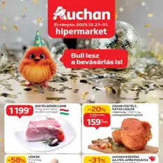 Auchan Akciós újság - szórólap előnézete érvényes 2025.12.27. -tól
