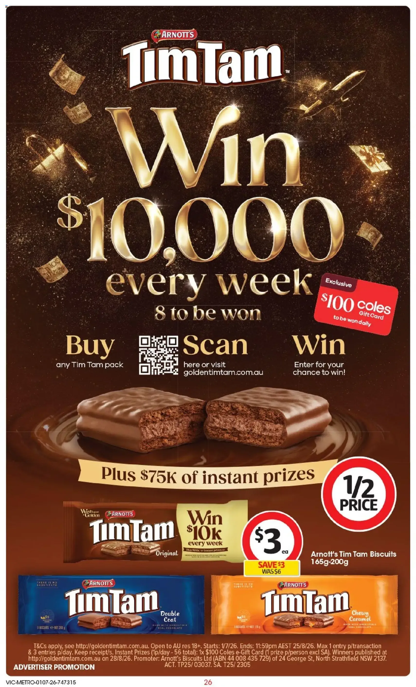 Coles catalogue - valid flyer from 01/07/2026, page 26 of 46
