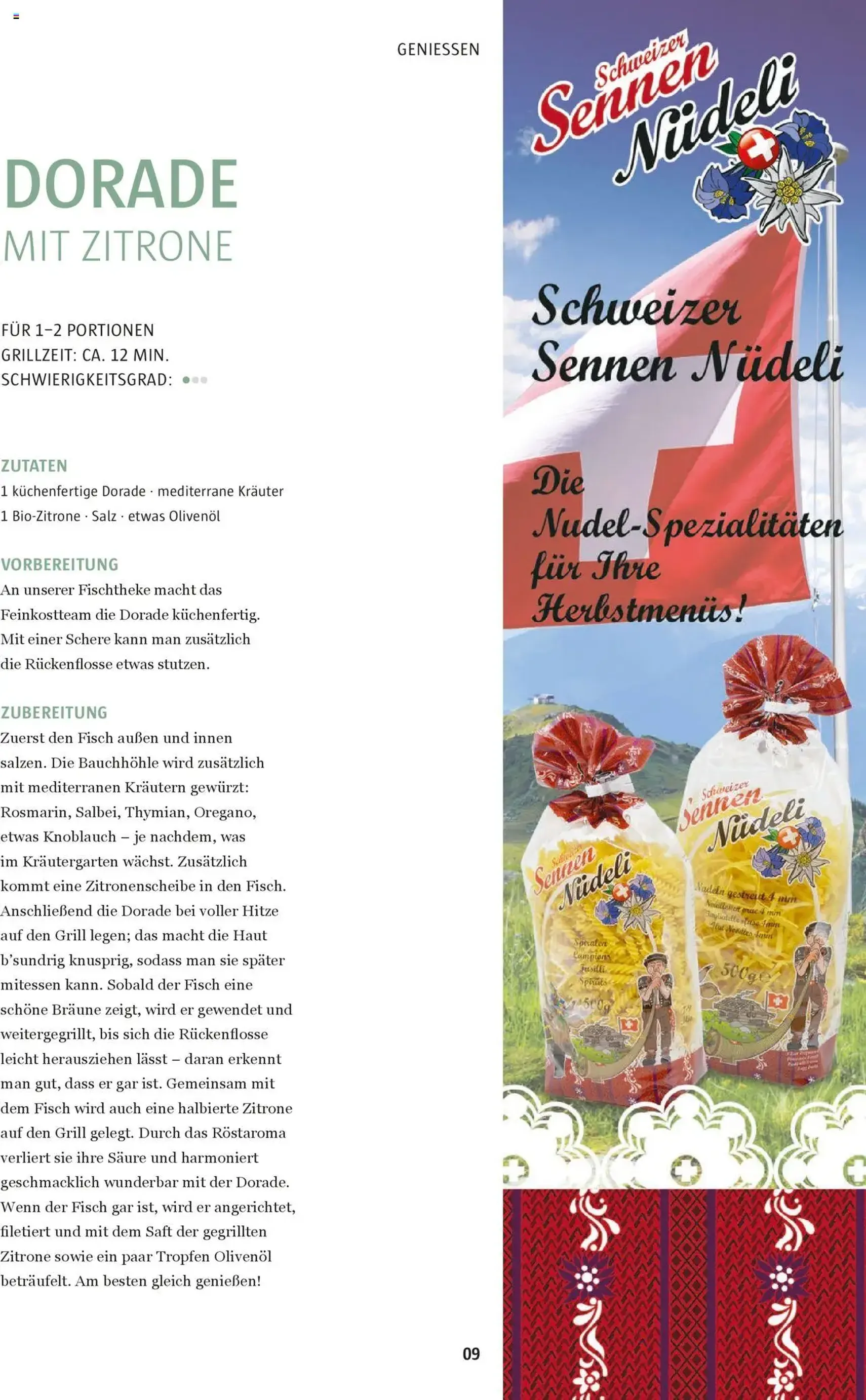 Sutterlüty B’sundrig Magazine - Gültiger Prospekt ab 18.06.2025, Seite 72 von insgesamt 116 Sutterlüty B’sundrig Magazine - Gültiger Prospekt ab 18.06.2025, Seite 72 von insgesamt 116