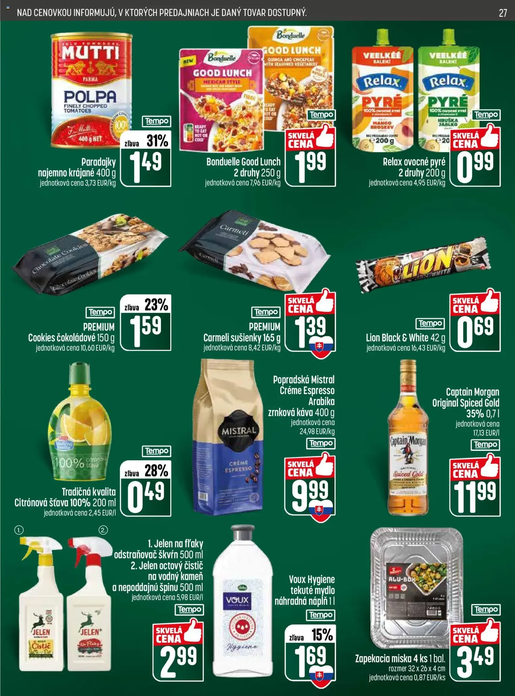 COOP Jednota leták - platný leták od 30.04.2026 strana 27 z 28