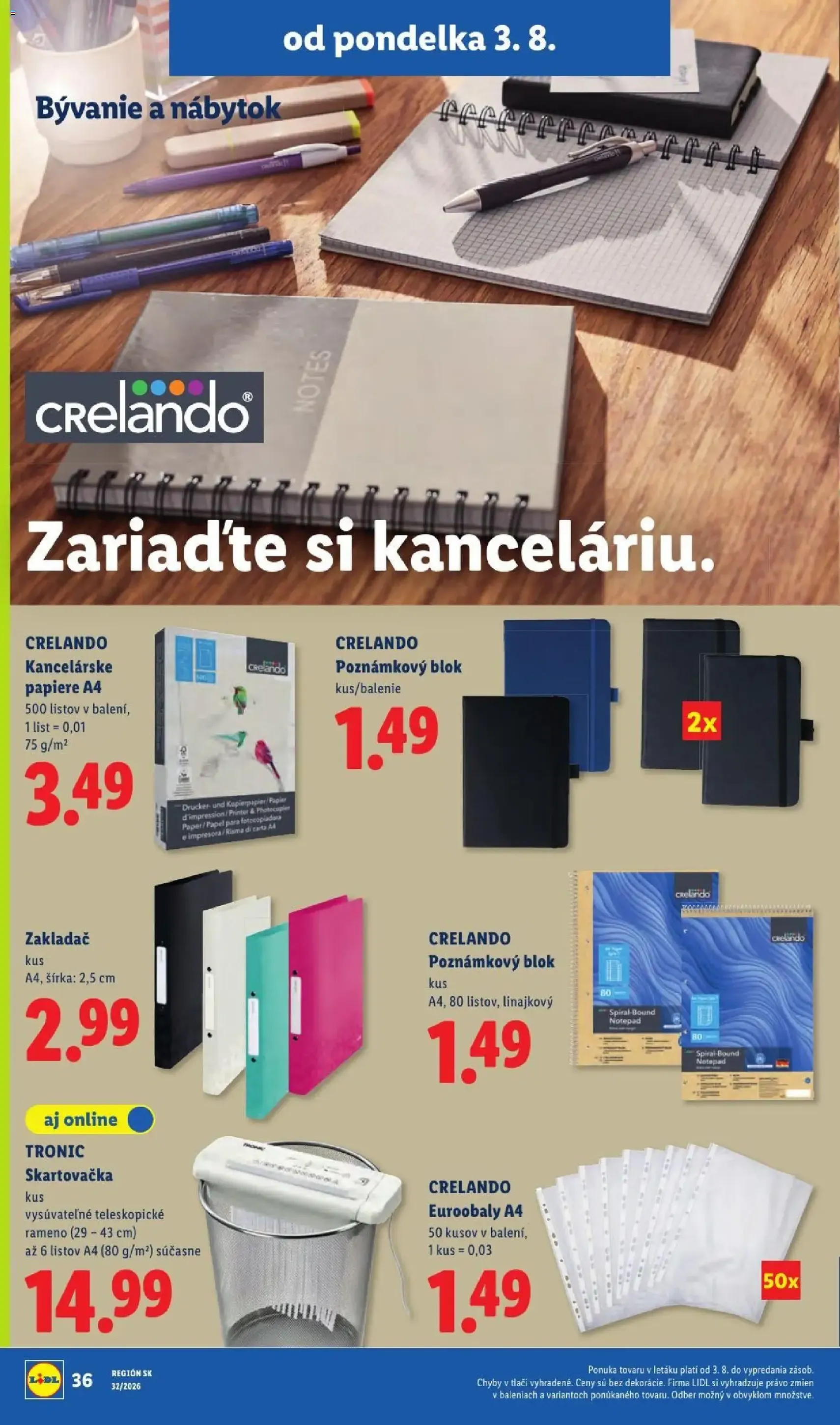 Lidl leták - platný leták od 03.08.2026 strana 54 z 95