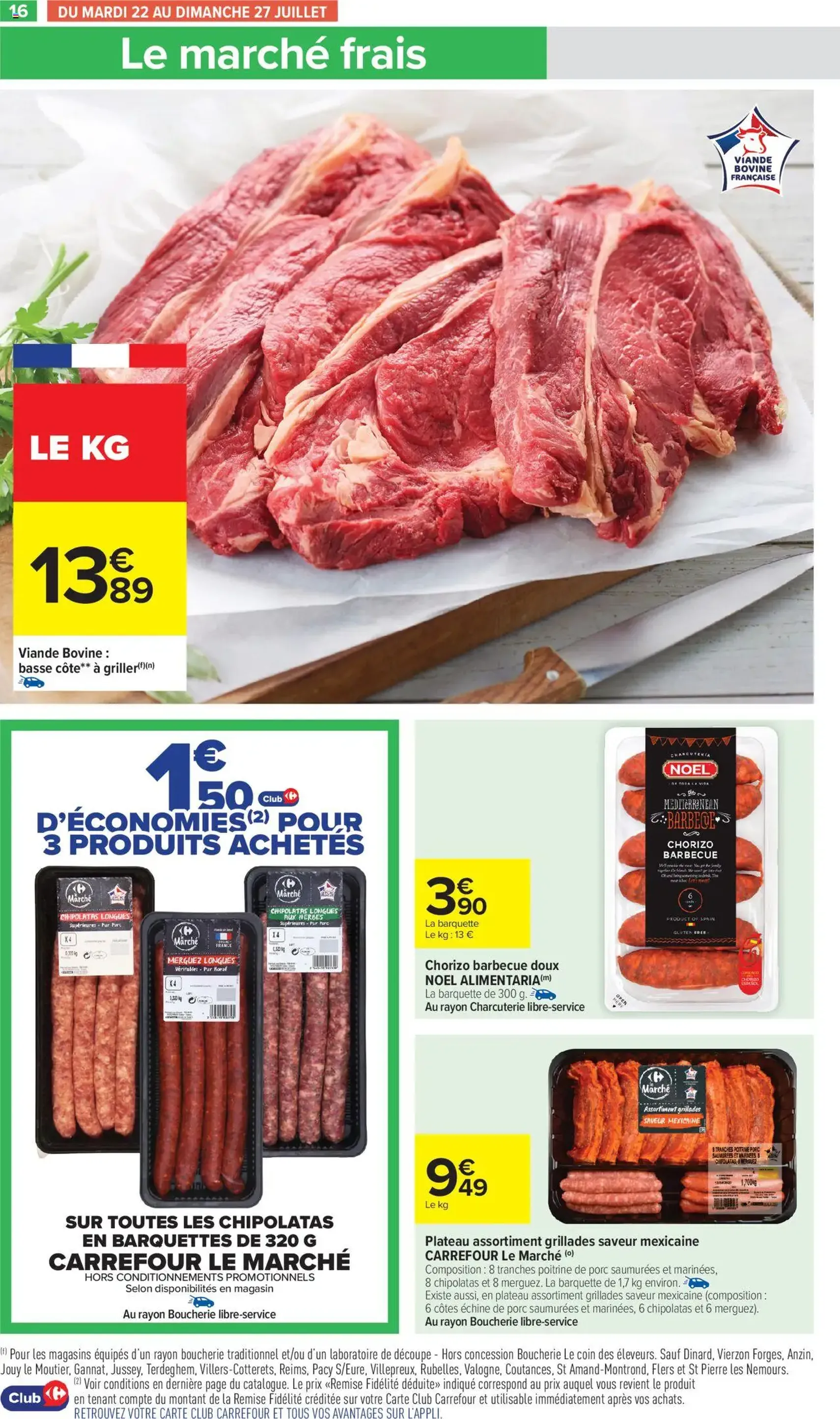 Carrefour Market catalogue semaine 30 - brochure valable à partir du 22/07/2025, page 20 sur 48