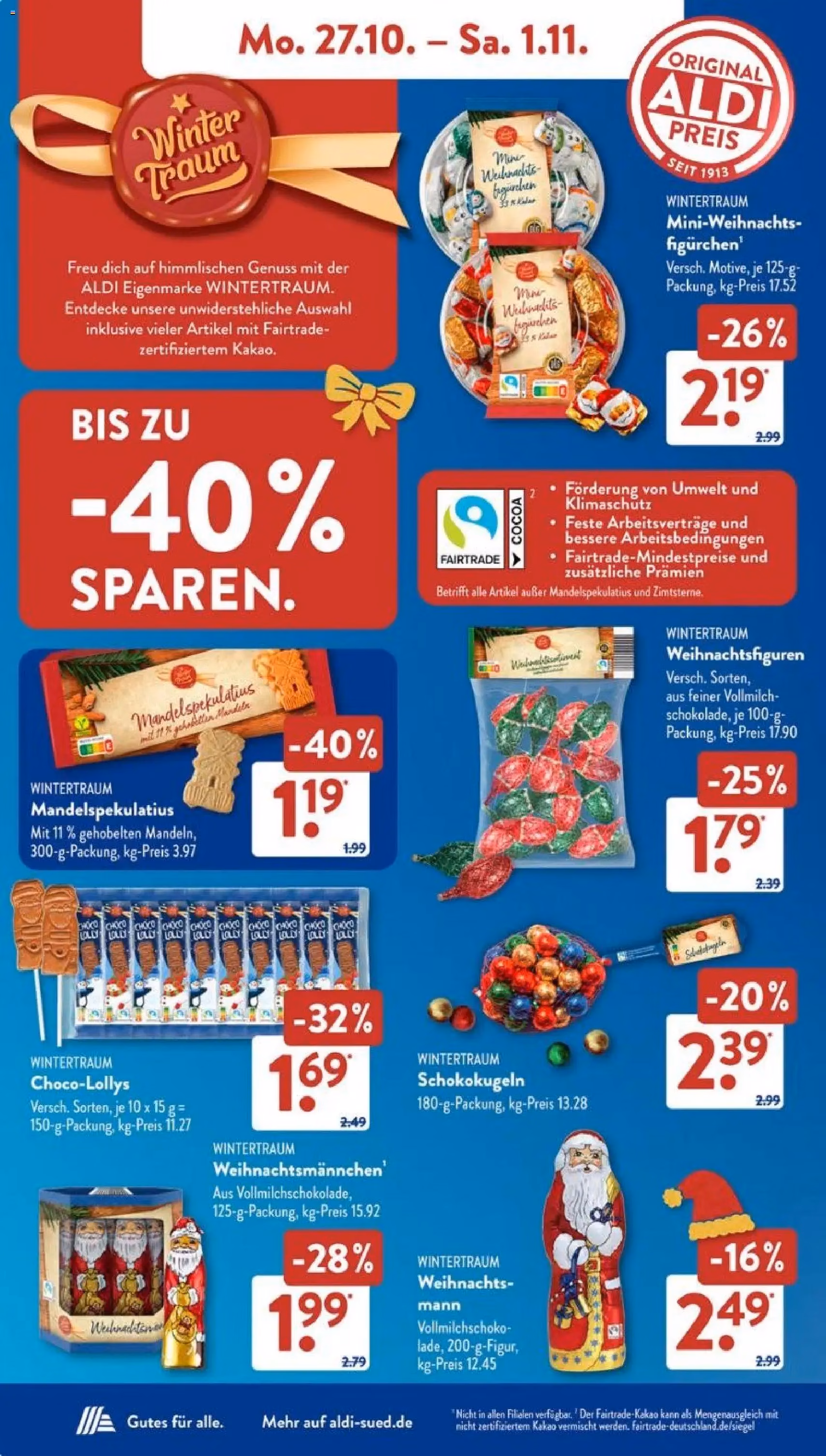 Aldi Süd Prospekt - Gültiger Prospekt ab 27.10.2025, Seite 10 von insgesamt 47 Aldi Süd Prospekt - Gültiger Prospekt ab 27.10.2025, Seite 10 von insgesamt 47