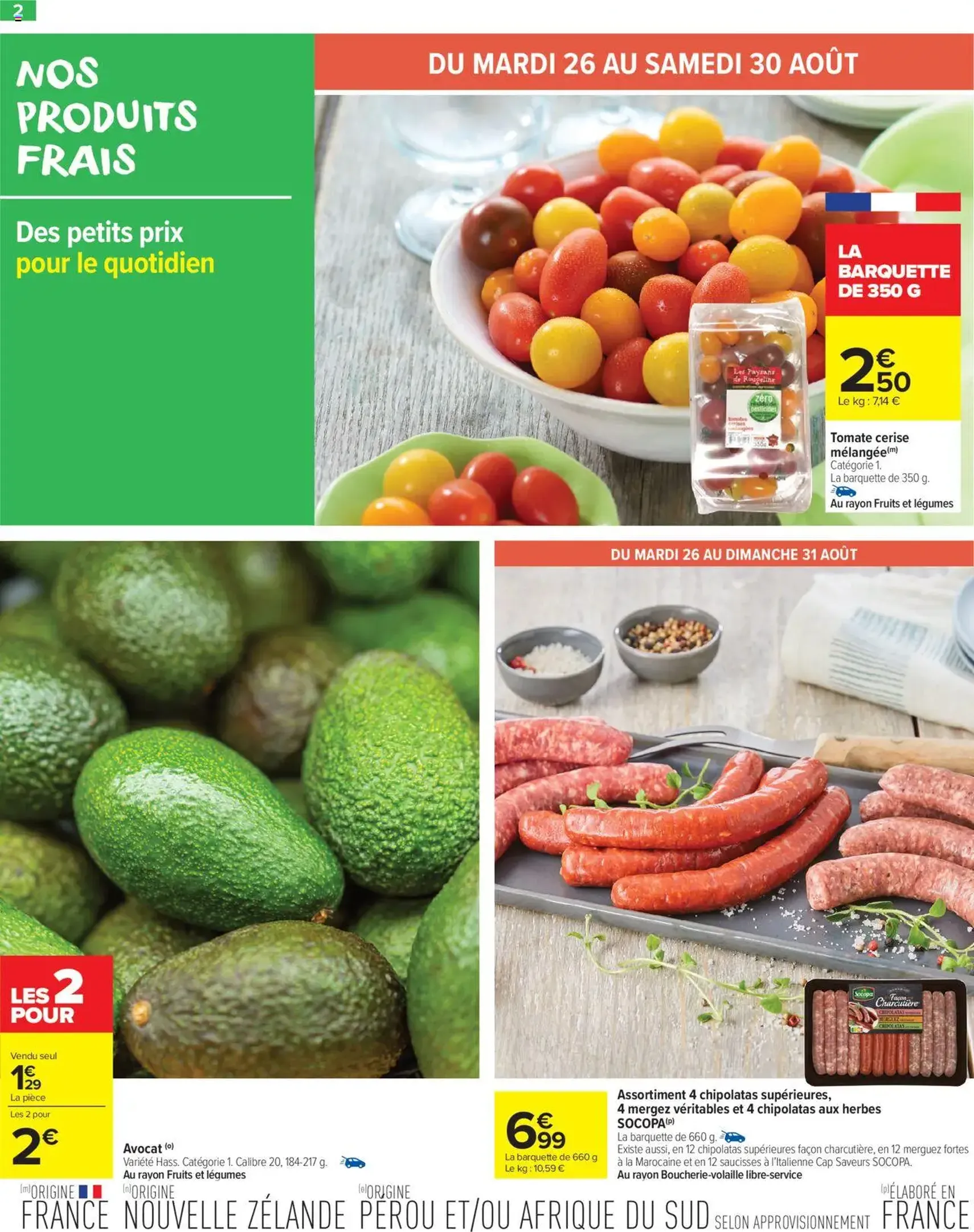 Carrefour Market catalogue semaine 35 - brochure valable à partir du 26/08/2025, page 4 sur 22 Carrefour Market catalogue semaine 35 - brochure valable à partir du 26/08/2025, page 4 sur 22
