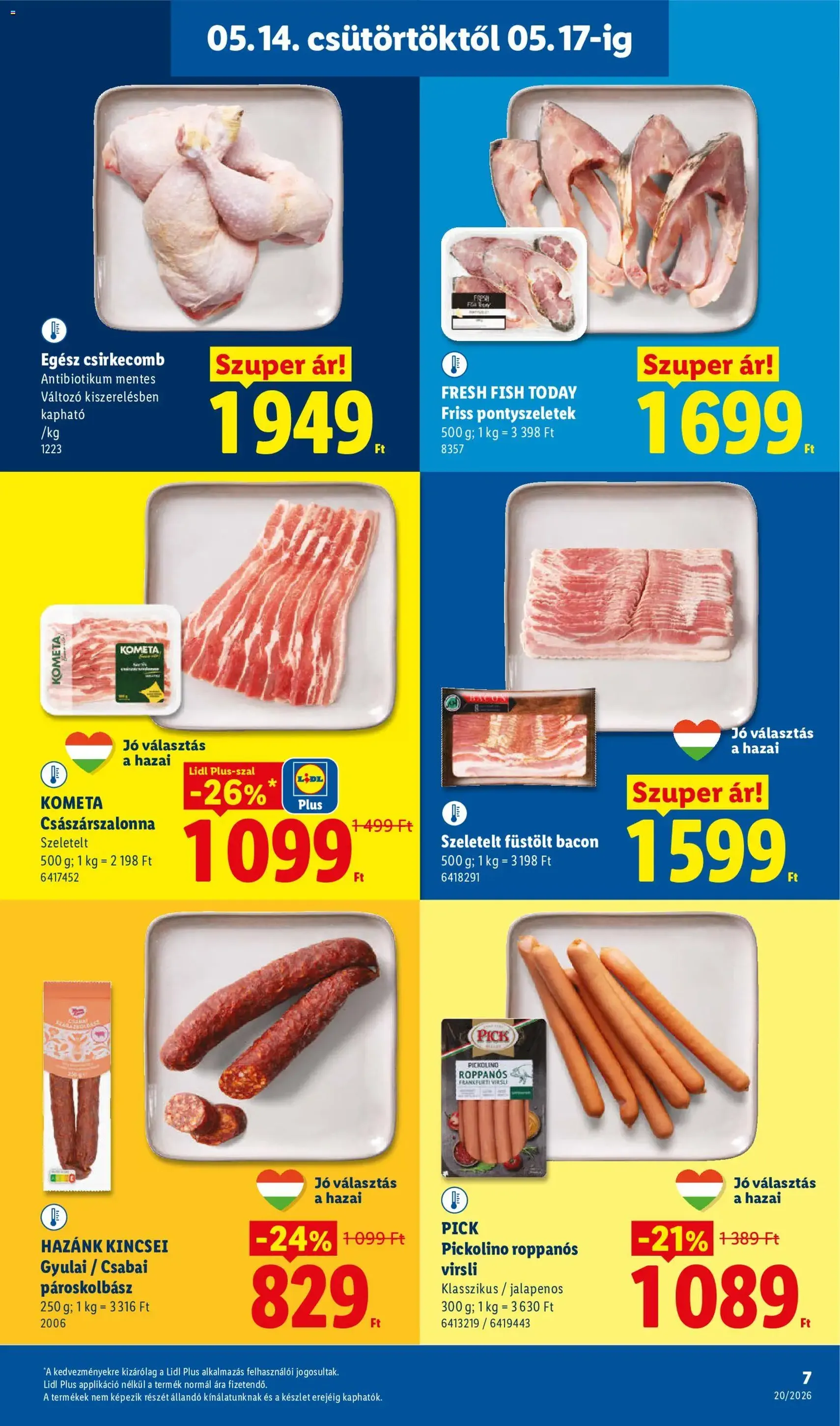 Lidl akciós újság - 2026.05.14. érvényes szórólap 7 oldal 68 oldalból