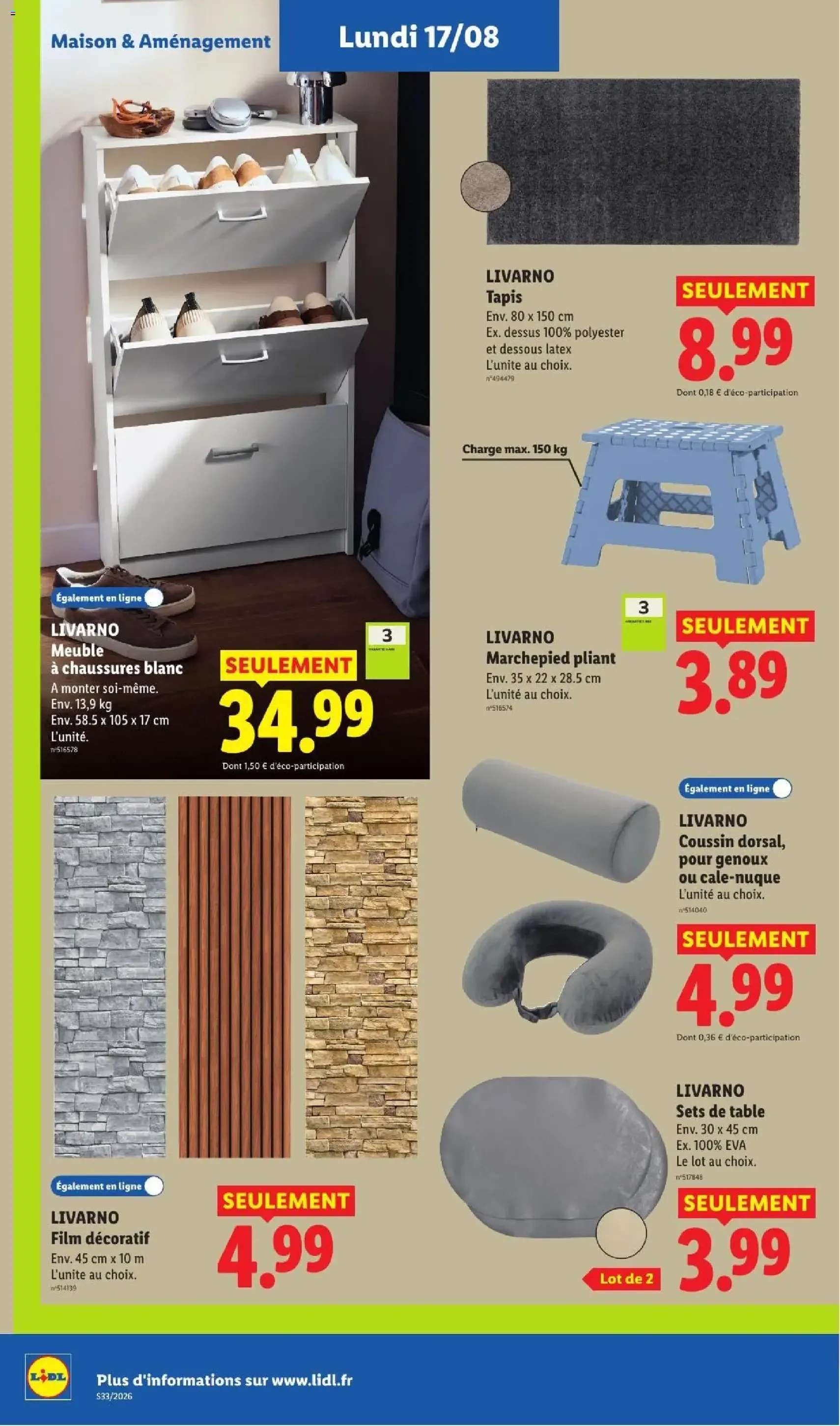 LIDL catalogue - brochure valable à partir du 13/08/2026, page 56 sur 61