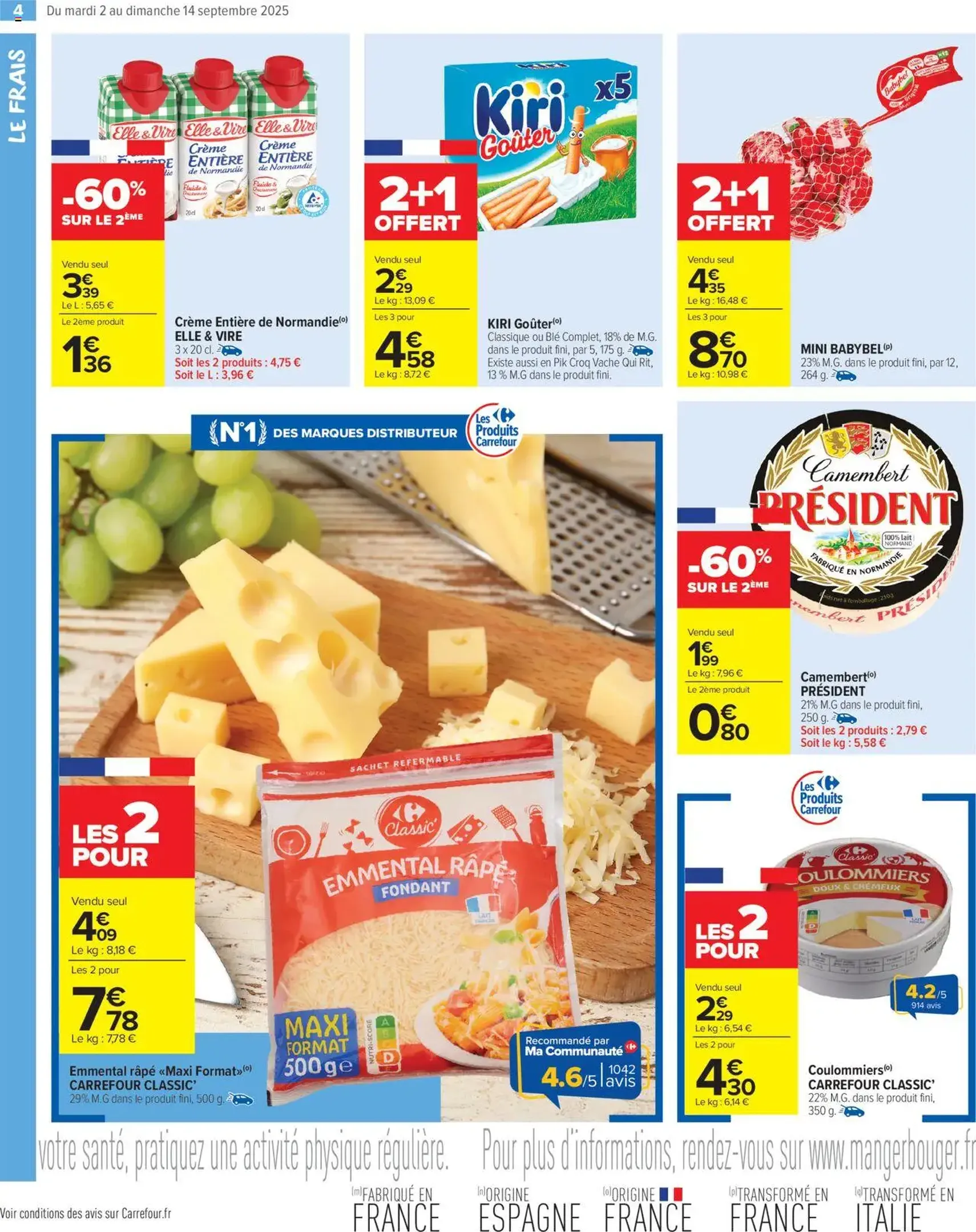 Carrefour Market catalogue semaine 36 - brochure valable à partir du 02/09/2025, page 6 sur 14 Carrefour Market catalogue semaine 36 - brochure valable à partir du 02/09/2025, page 6 sur 14
