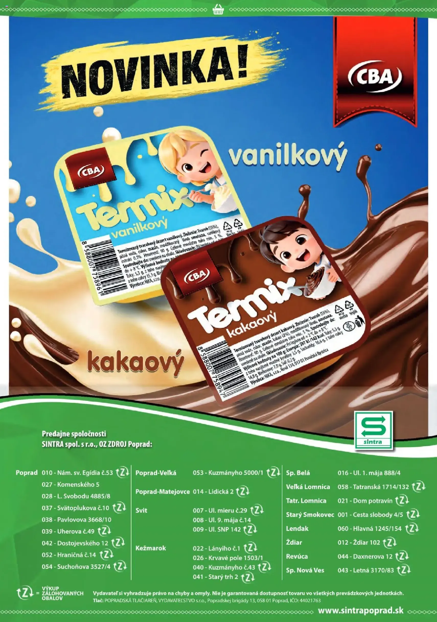 Sintra leták - platný leták od 04.06.2026 strana 24 z 24