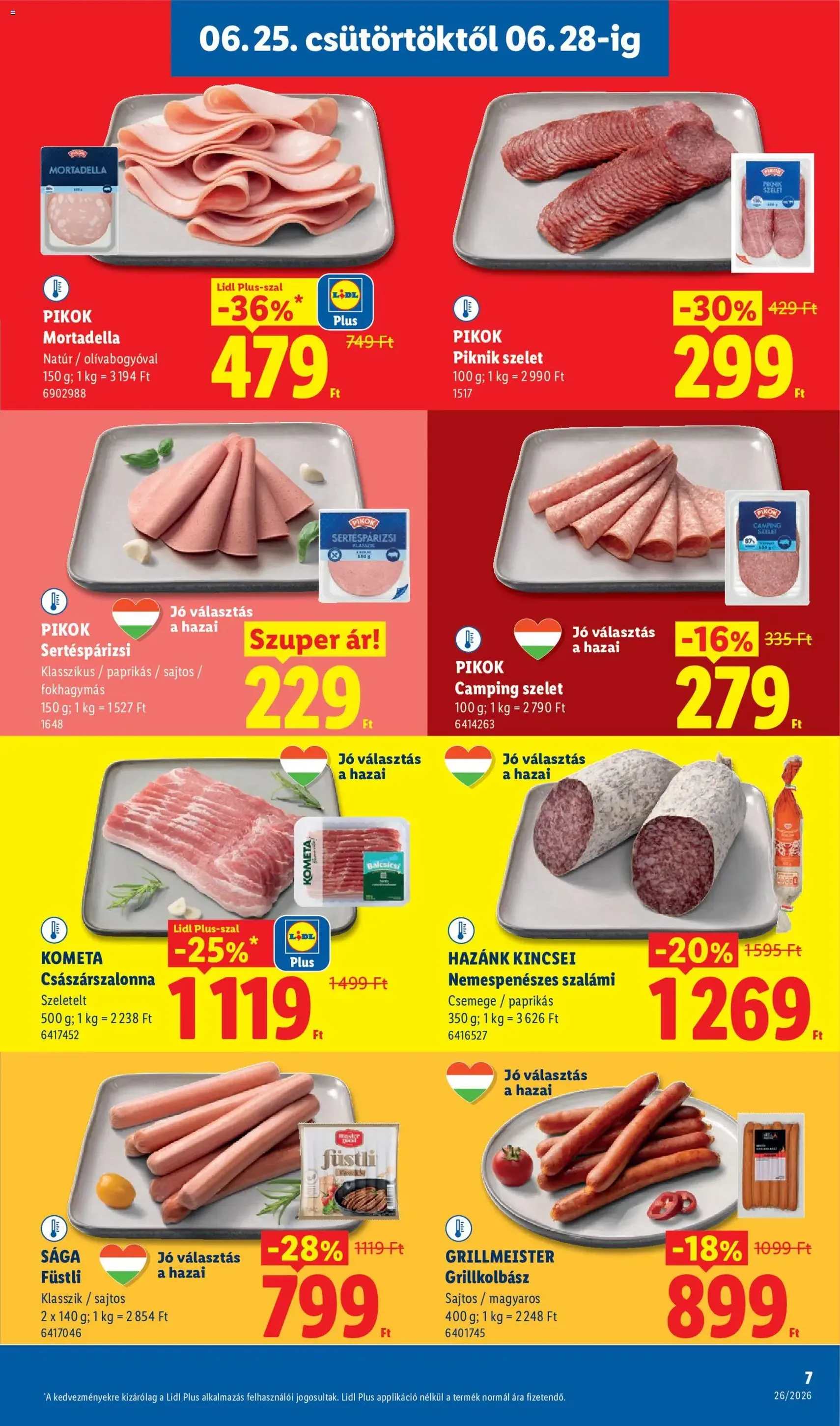 Lidl akciós újság - 2026.06.25. érvényes szórólap 7 oldal 74 oldalból