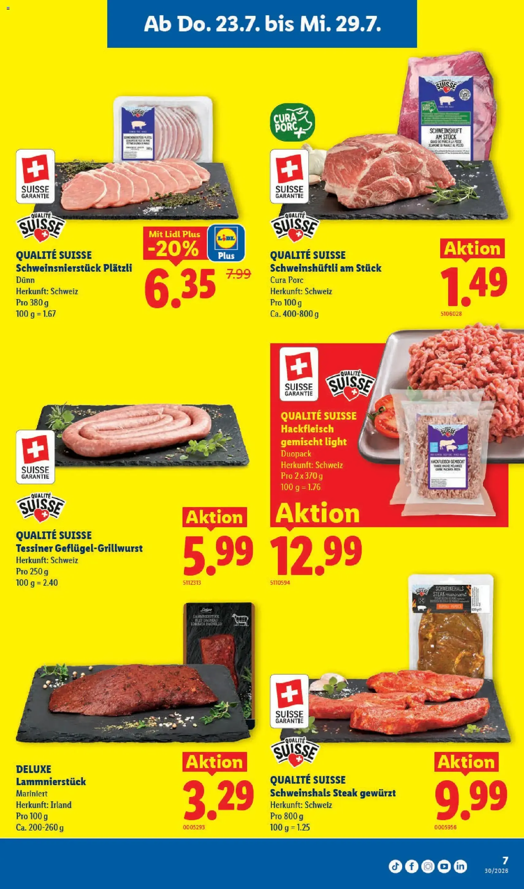 Lidl aktionen - Gültiger Prospekt ab 23.07.2026, Seite 7 von insgesamt 32