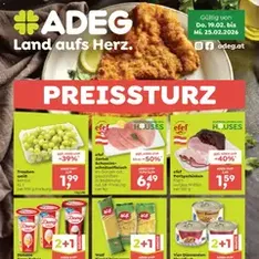 ADEG Flugblatt - Prospekt Vorschau gültig ab 19.02.2026