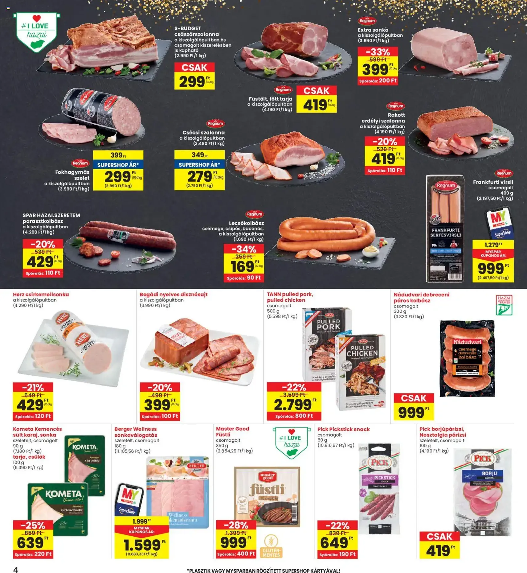 Interspar Akciós újság - 2026.01.22. érvényes szórólap 4 oldal 20 oldalból