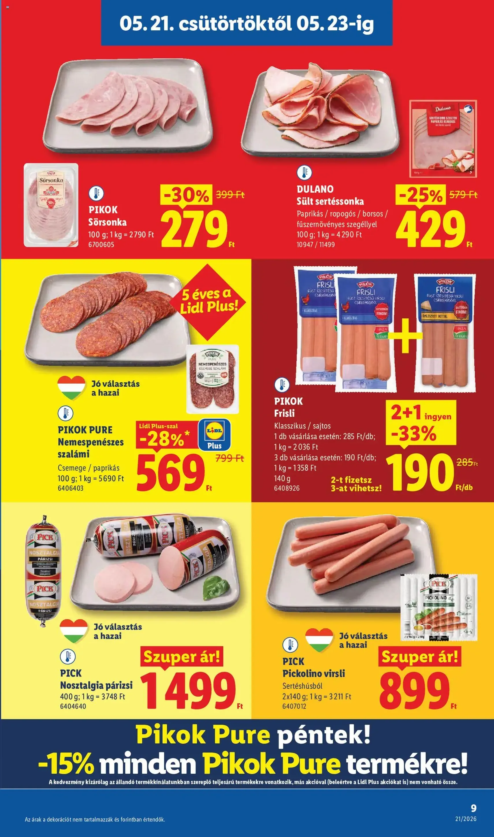 Lidl akciós újság - 2026.05.21. érvényes szórólap 9 oldal 84 oldalból
