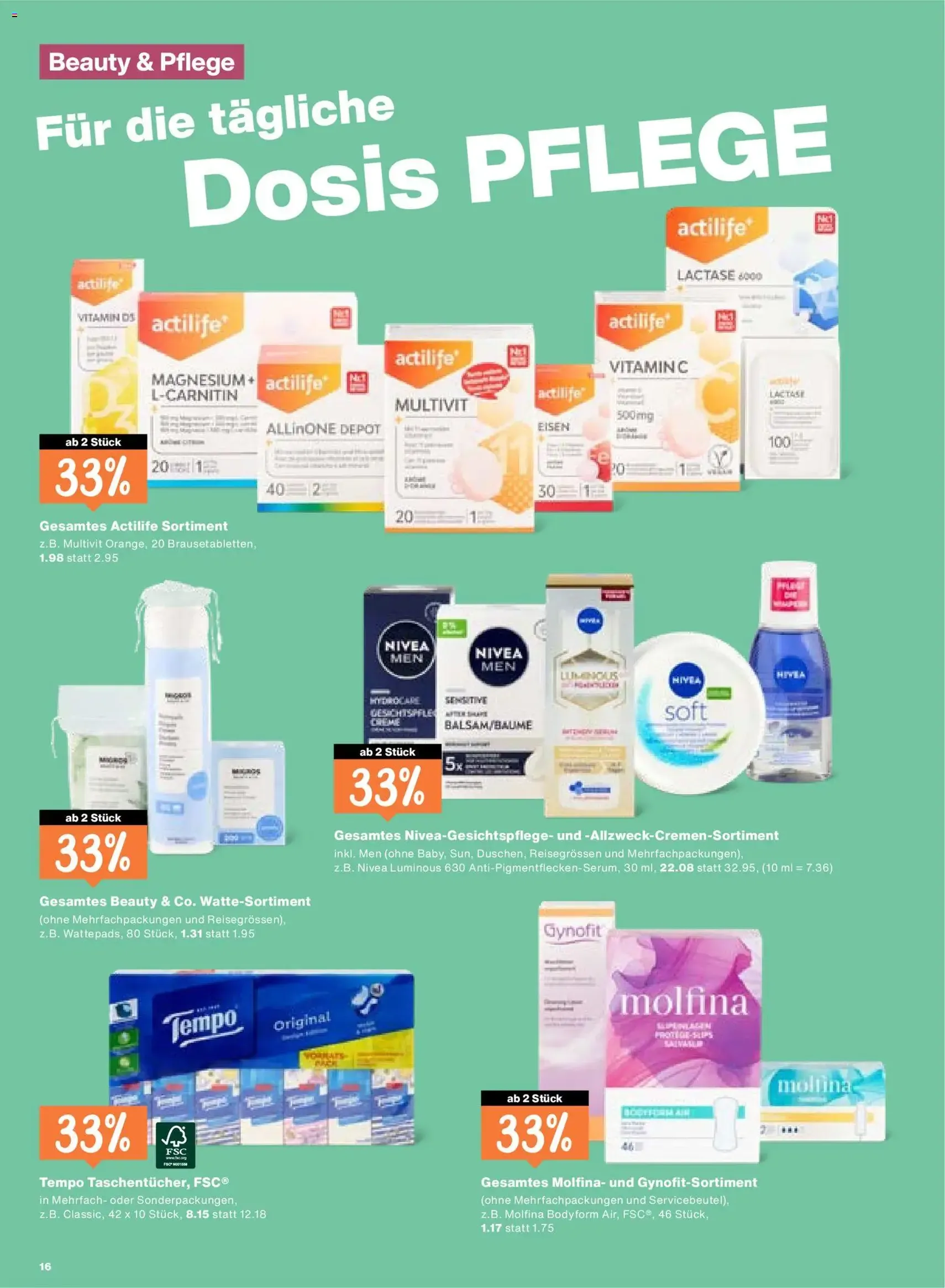 Migros aktionen - Gültiger Prospekt ab 20.08.2026, Seite 16 von insgesamt 20