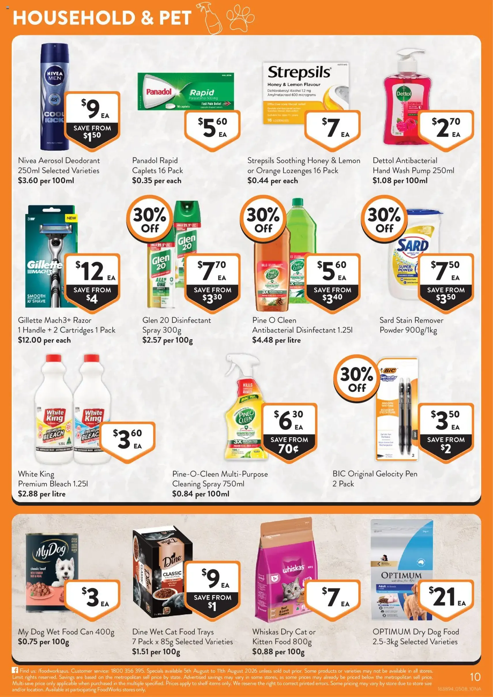 Foodworks catalogue - valid flyer from 05/08/2026, page 10 of 10