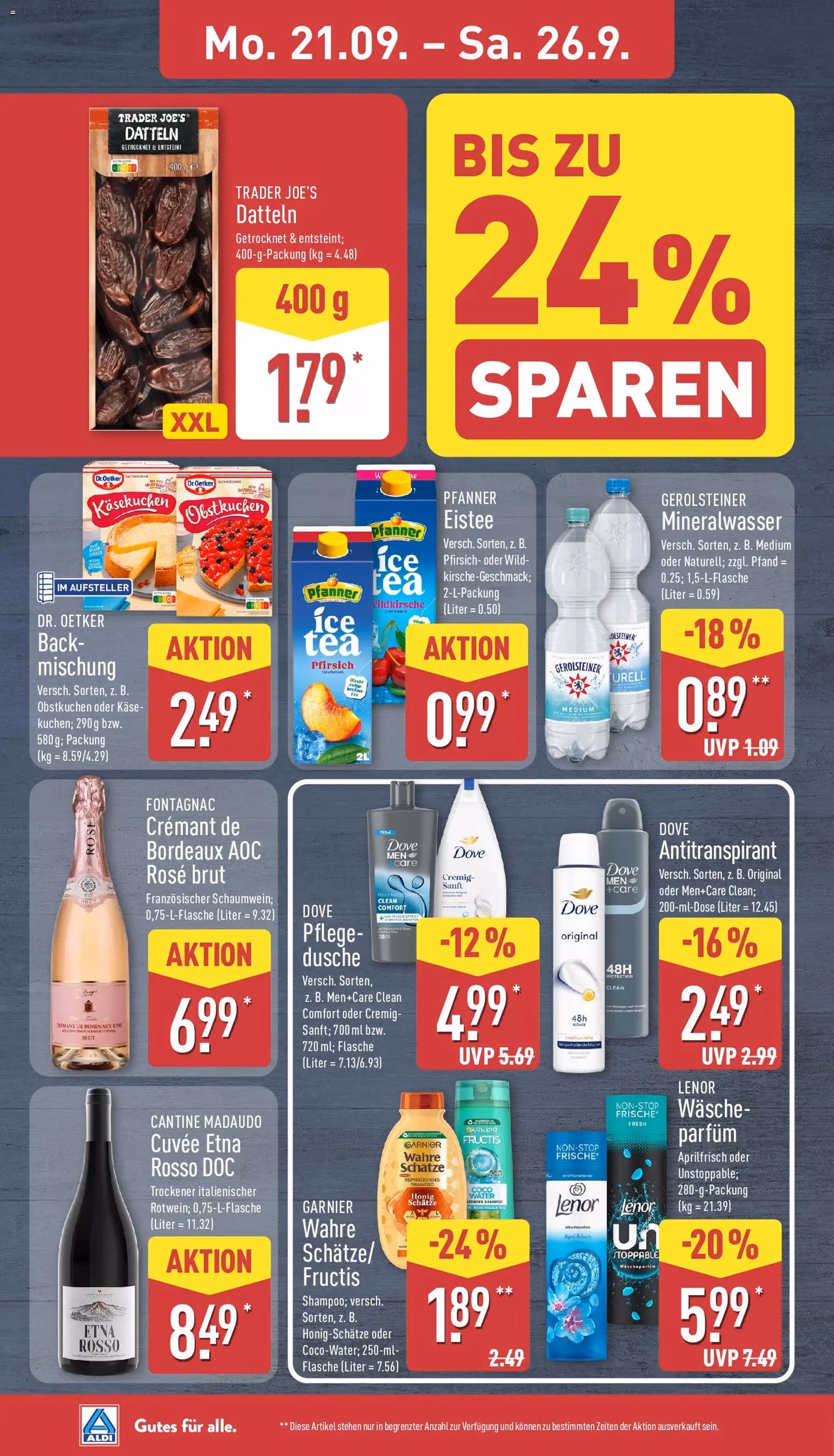 Aldi Prospekt - Gültiger Prospekt ab 21.09.2026, Seite 8 von insgesamt 41