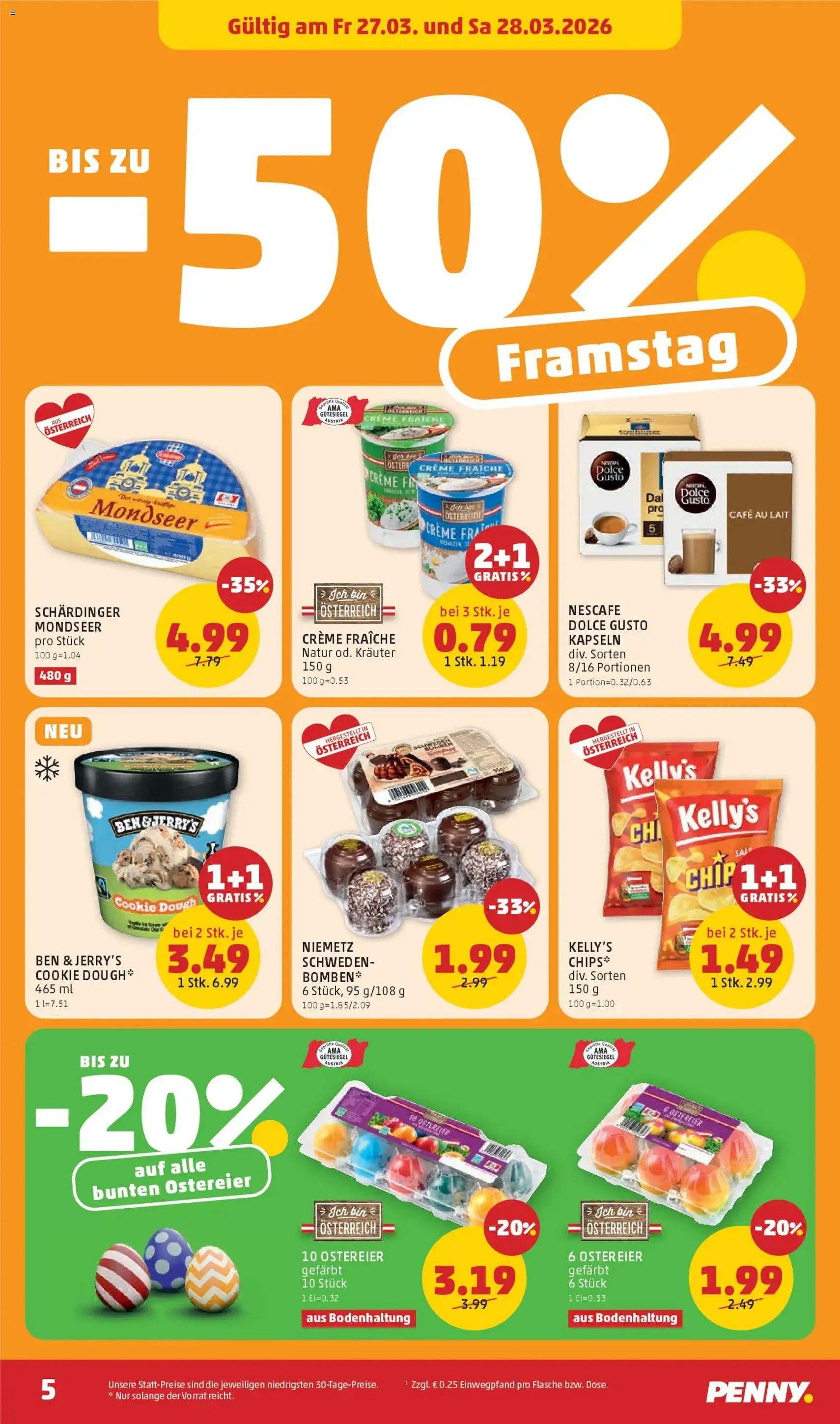 Penny Markt - Flugblatt - Gültiger Prospekt ab 26.03.2026, Seite 5 von insgesamt 32