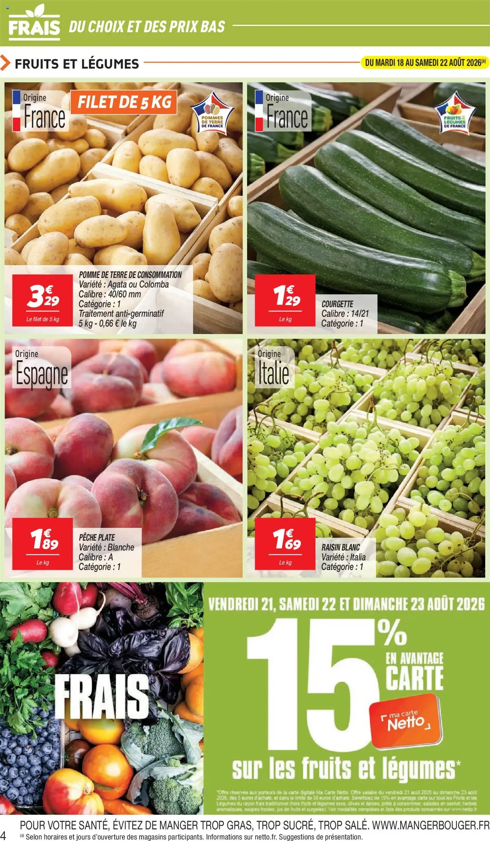 Netto catalogue - brochure valable à partir du 18/08/2026, page 4 sur 16