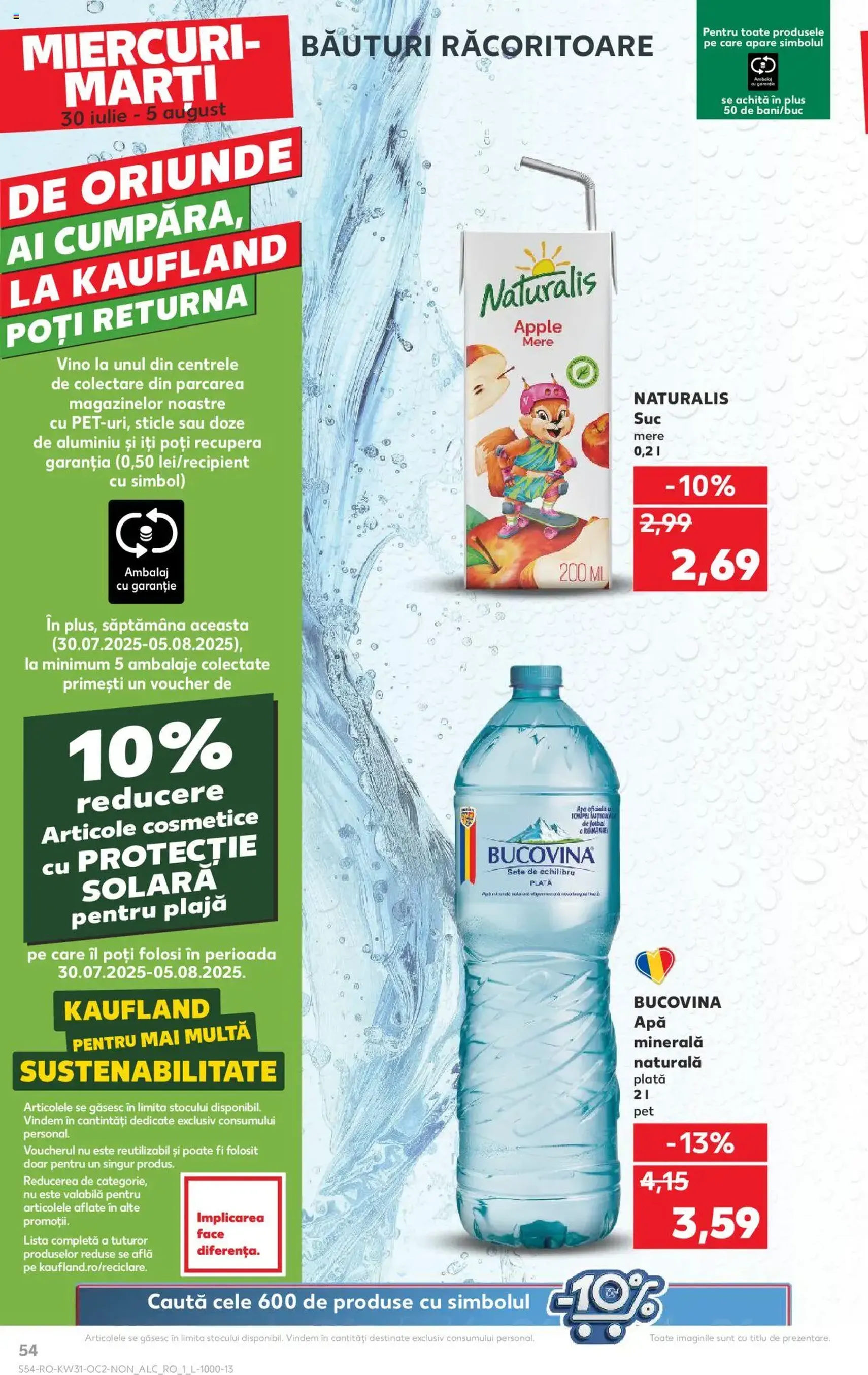 Kaufland RO - București - 2025.07.30. érvényes szórólap 54 oldal 68 oldalból Kaufland RO - București - 2025.07.30. érvényes szórólap 54 oldal 68 oldalból