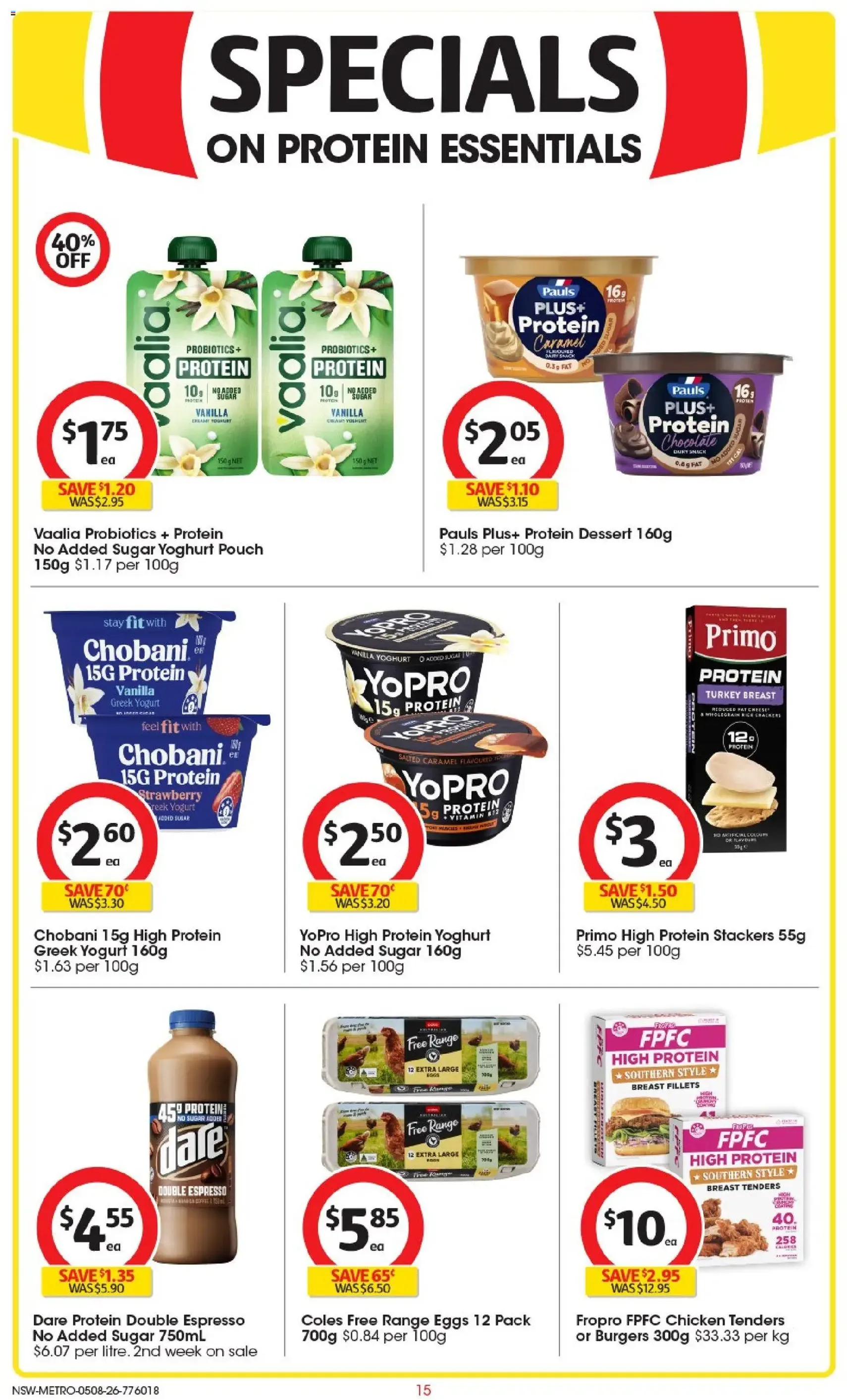 Coles catalogue - valid flyer from 04/08/2026, page 15 of 52
