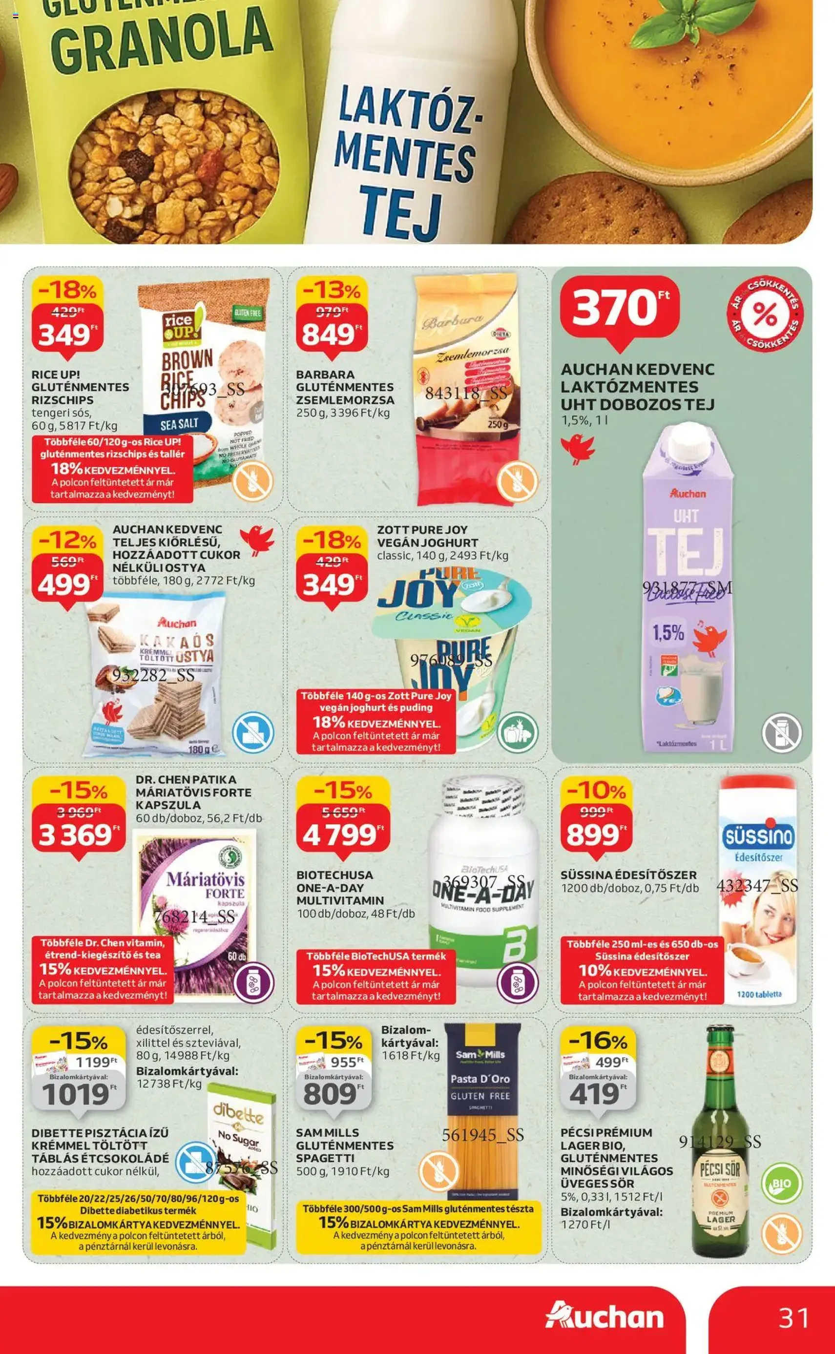 Auchan Akciós újság - 2025.08.28. érvényes szórólap 31 oldal 46 oldalból