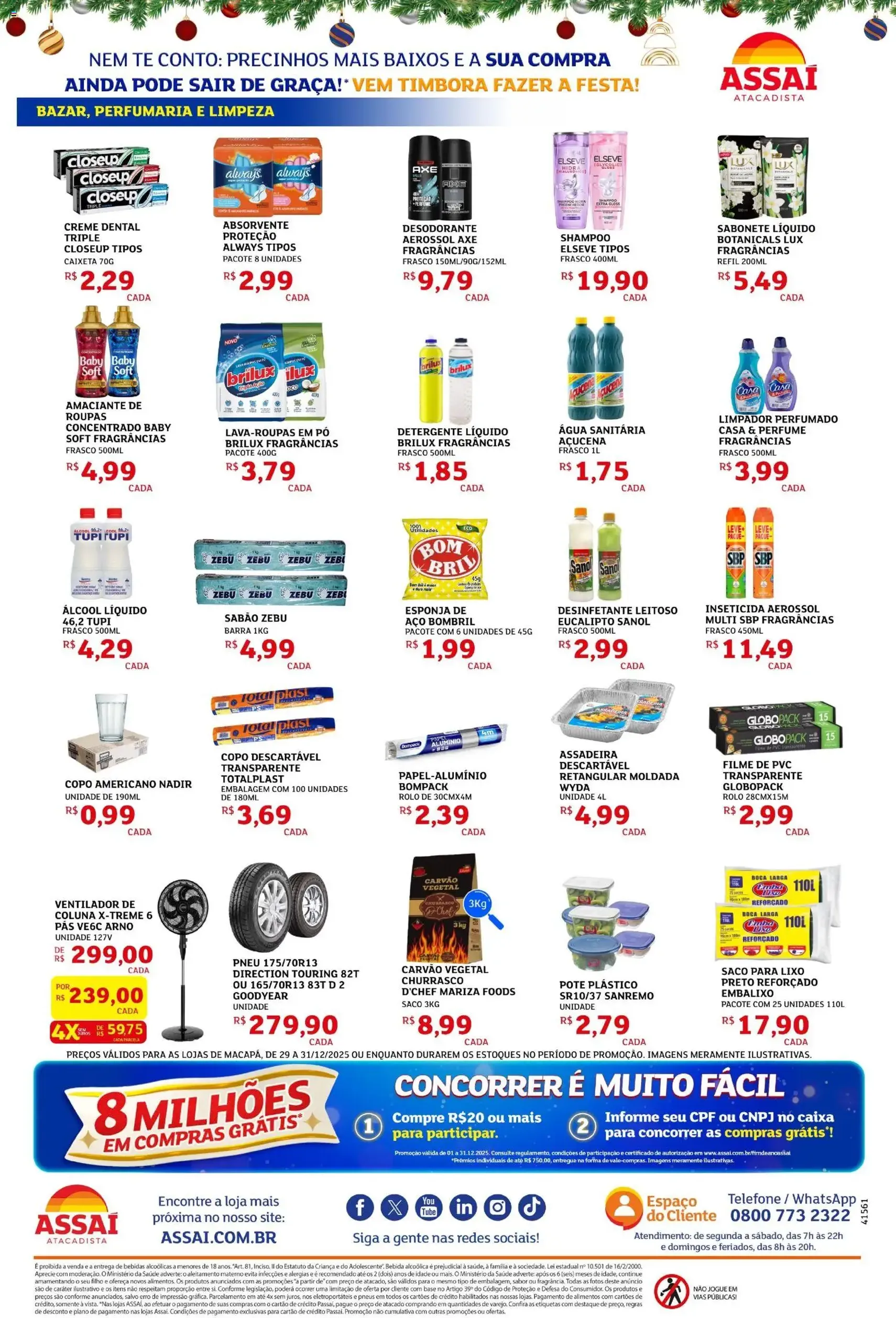 Encarte Assaí Atacadista - folheto válido a partir de 29/12/2025 página 4 de 4