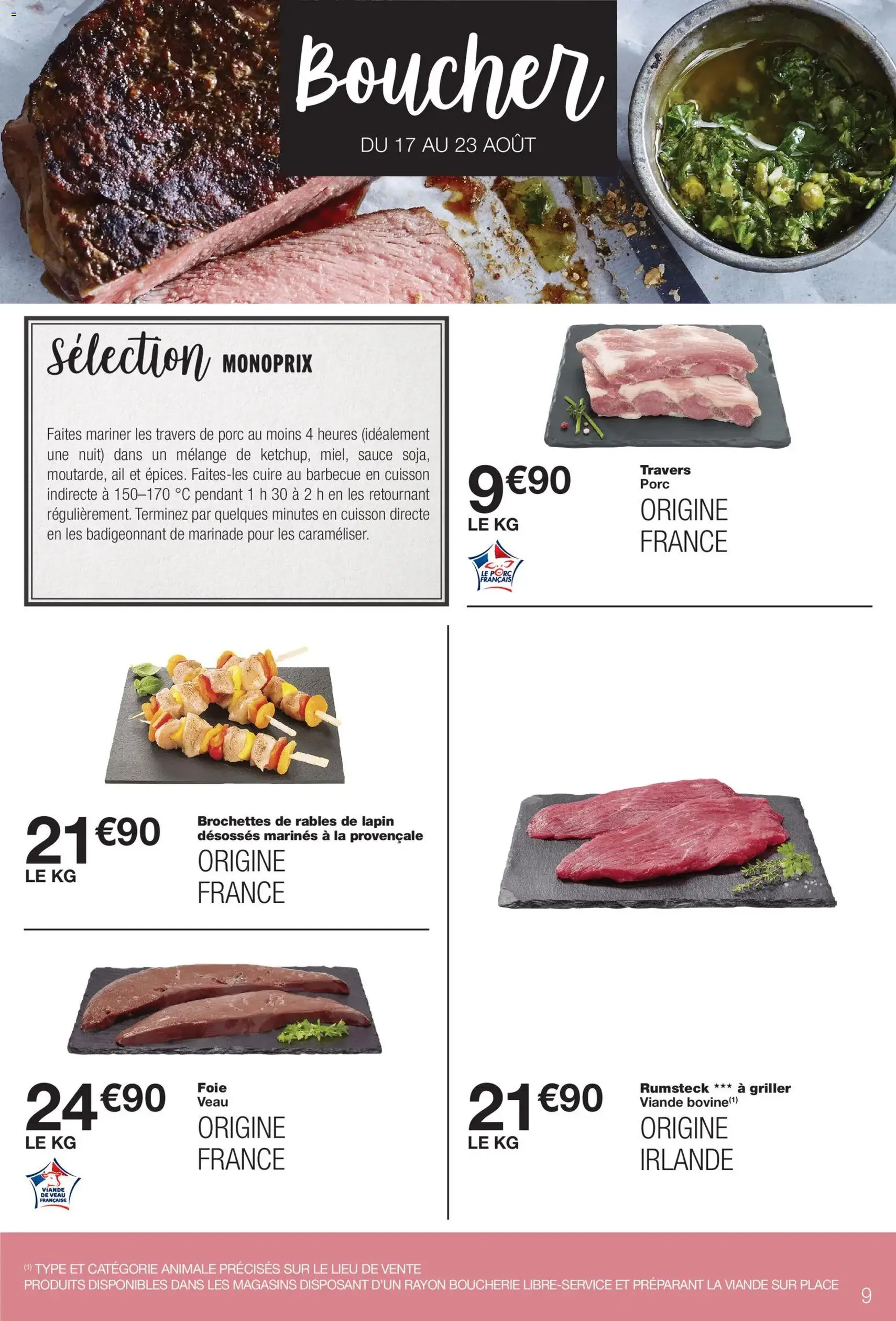 Monoprix catalogue - brochure valable à partir du 11/08/2026, page 9 sur 46