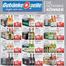 Getränke Quelle - Produktkatalog - Prospekt Vorschau gültig ab 21.07.2025