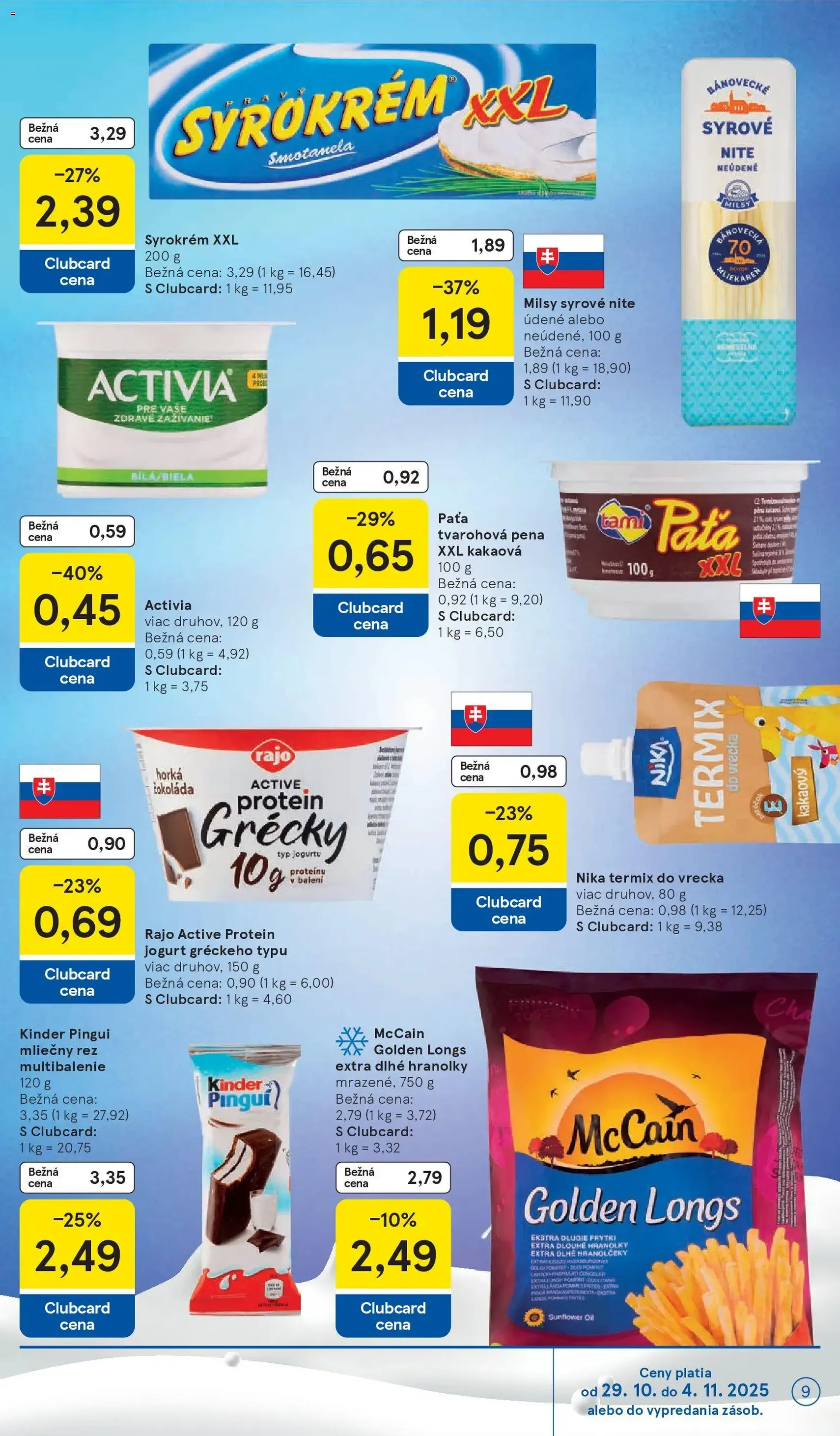 Tesco Hypermarket - leták - platný leták od 29.10.2025 strana 9 z 39 Tesco Hypermarket - leták - platný leták od 29.10.2025 strana 9 z 39