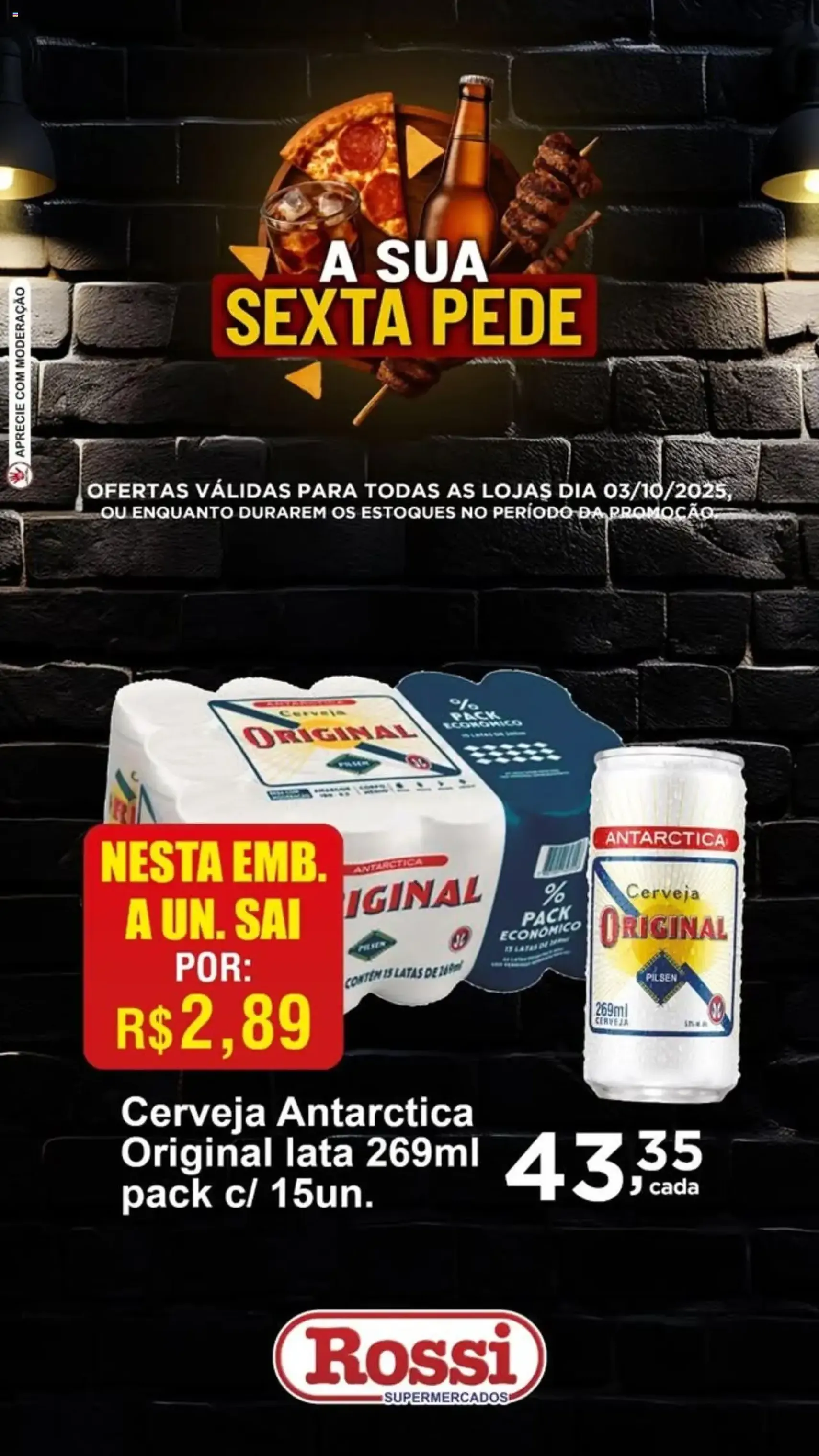 Rossi Supermercados - Ofertas da semana - folheto válido a partir de 03/10/2025 página 1 de 3