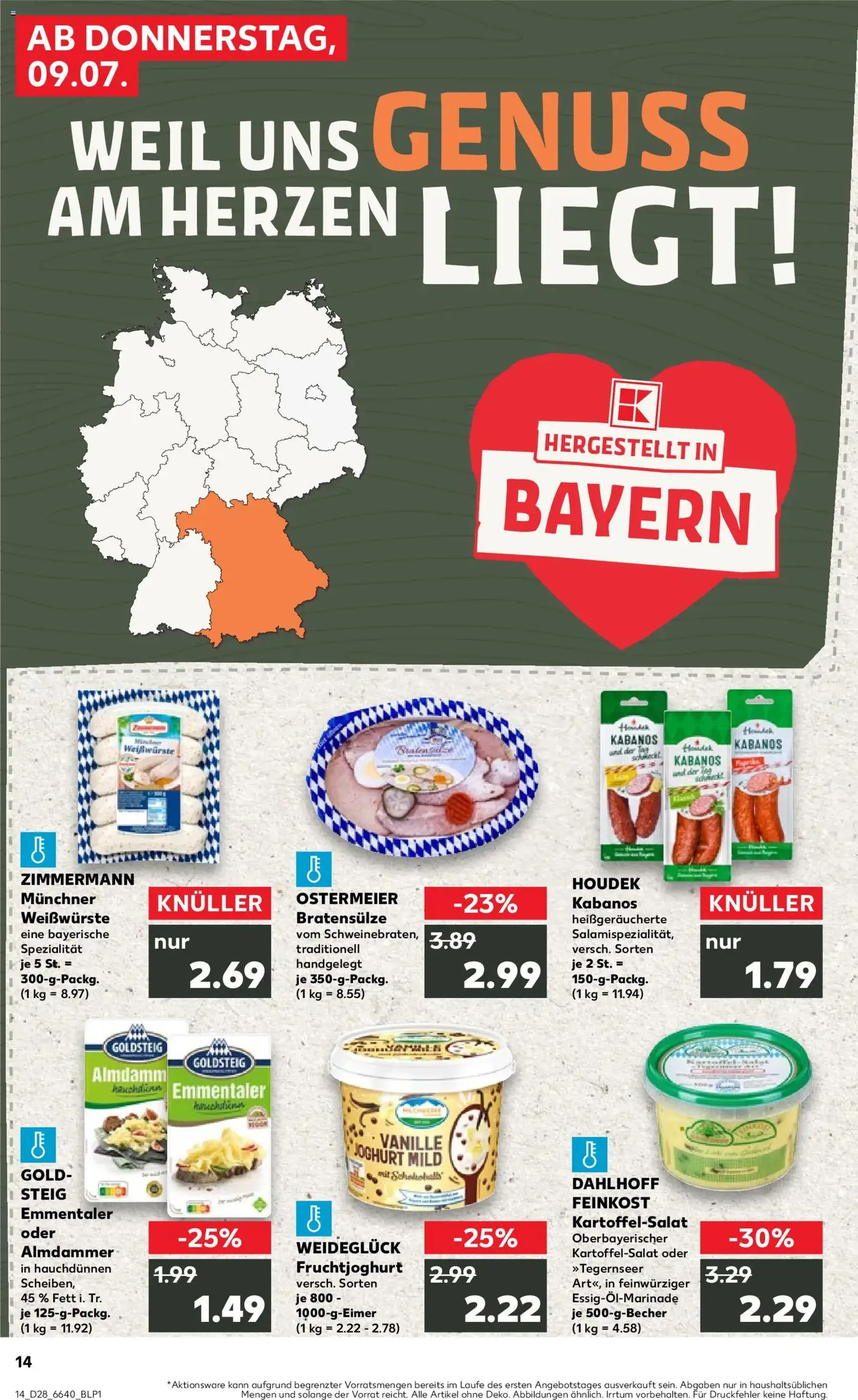 Kaufland Prospekt - Gültiger Prospekt ab 09.07.2026, Seite 14 von insgesamt 52