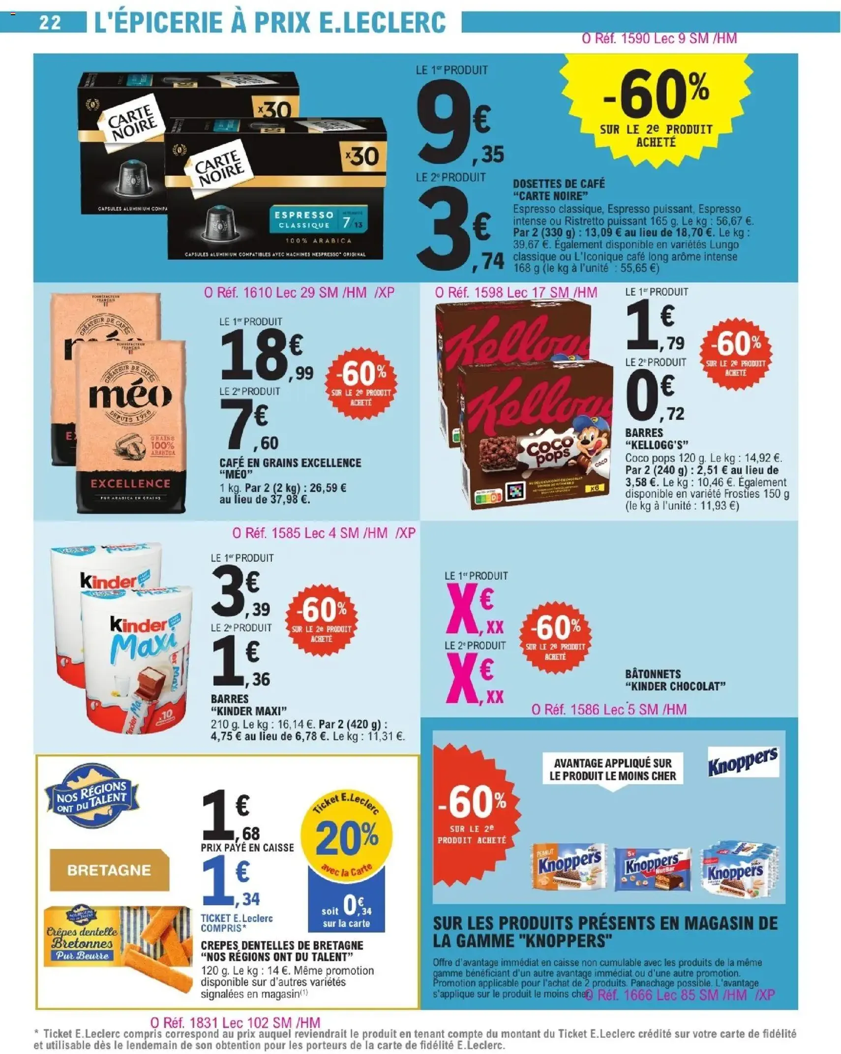 E.Leclerc catalogue de la semaine 22 - brochure valable à partir du 26/05/2026, page 22 sur 66