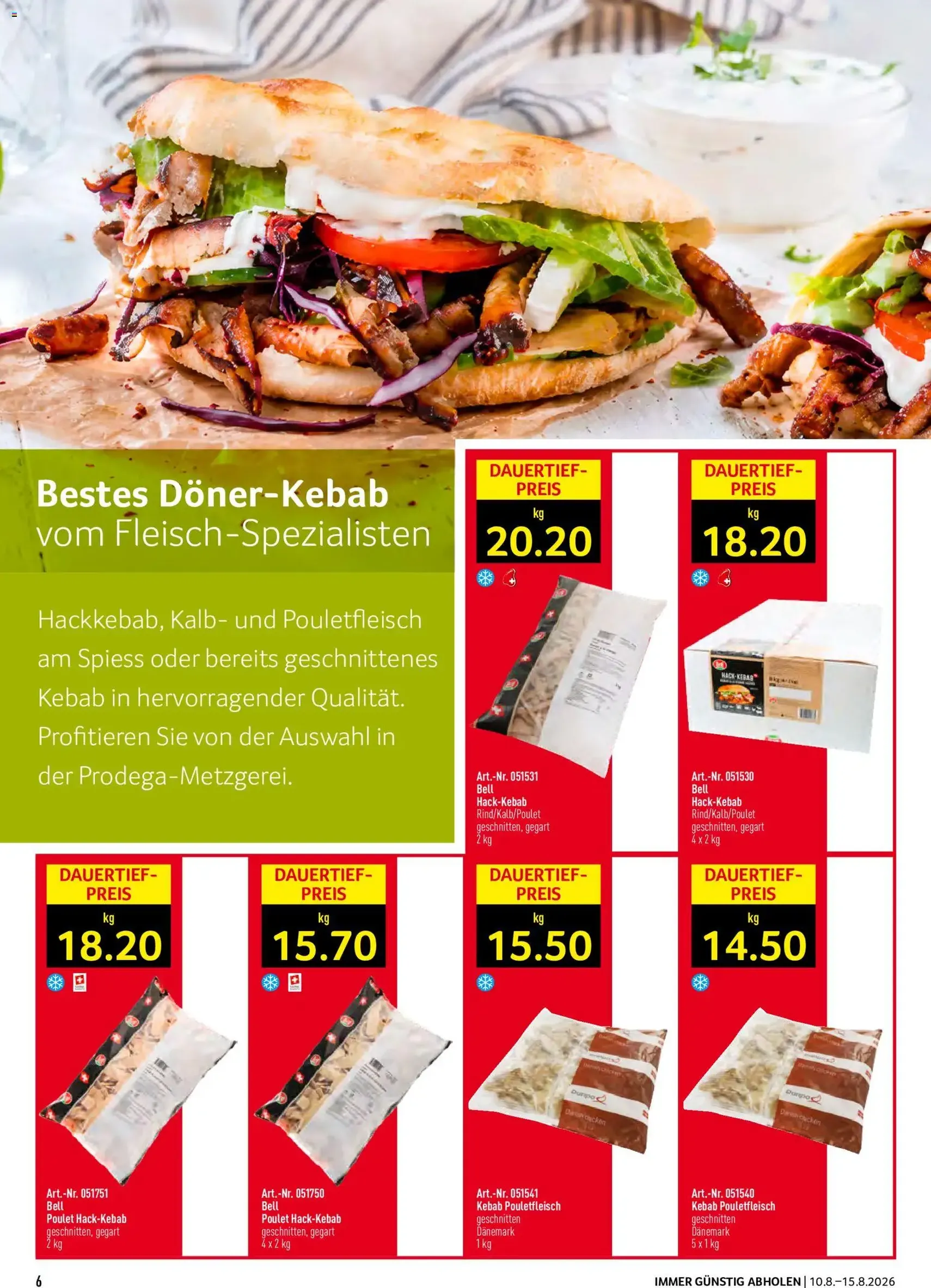 Prodega aktionen - Gültiger Prospekt ab 10.08.2026, Seite 6 von insgesamt 36