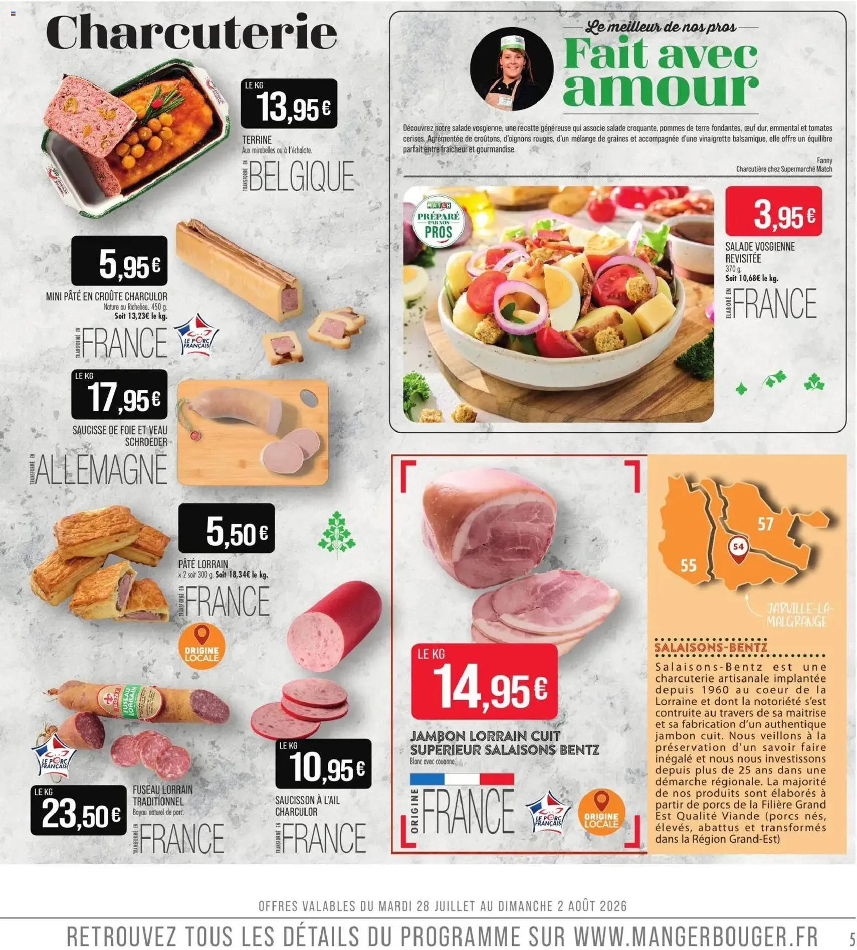 Match Supermarché catalogue - brochure valable à partir du 28/07/2026, page 5 sur 24