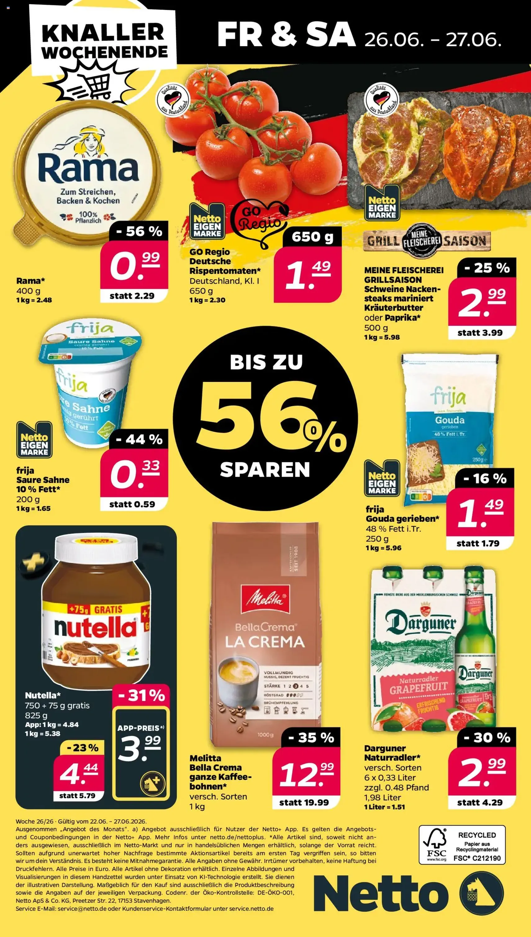 Netto Prospekt - Gültiger Prospekt ab 22.06.2026, Seite 36 von insgesamt 37