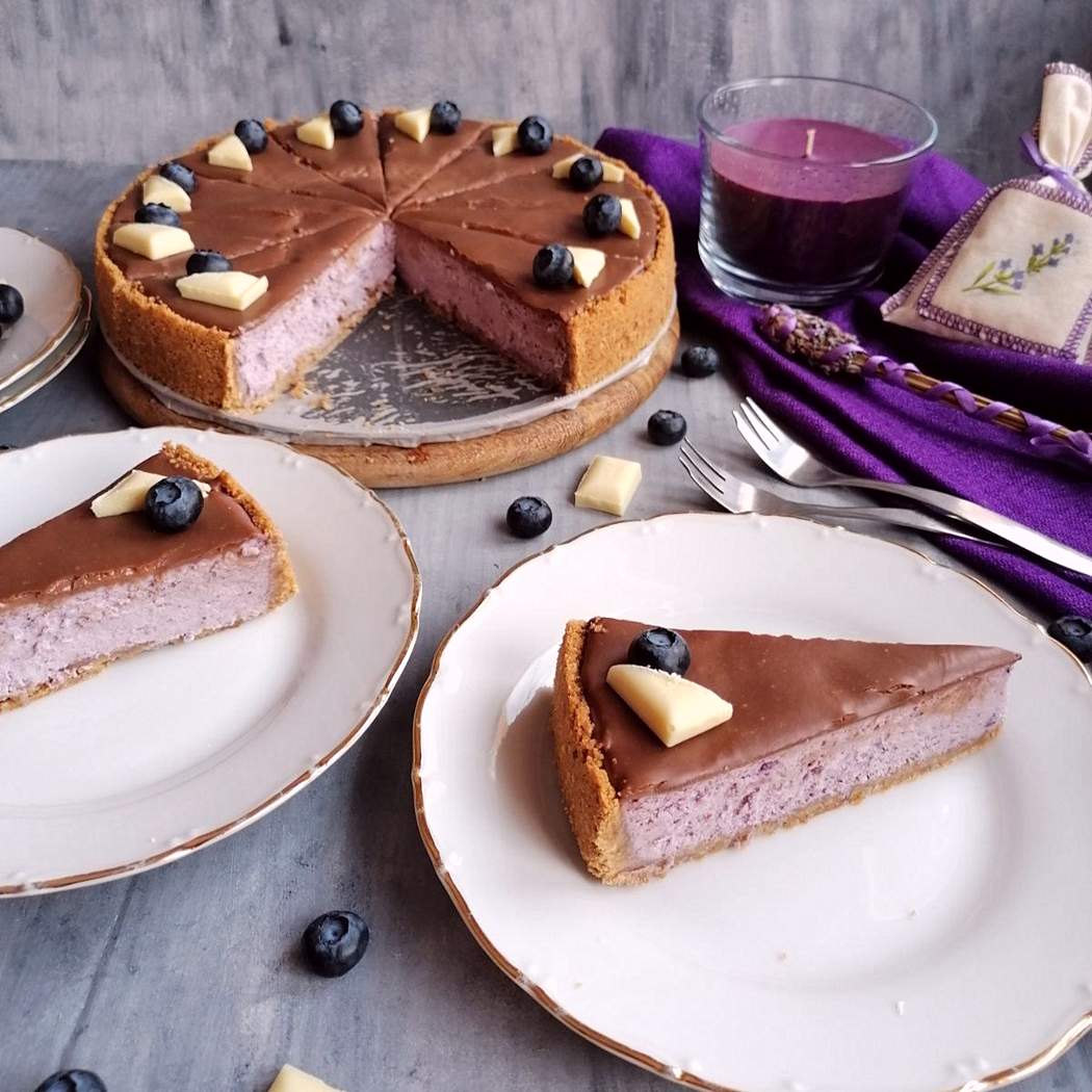 Áfonyás sajttorta